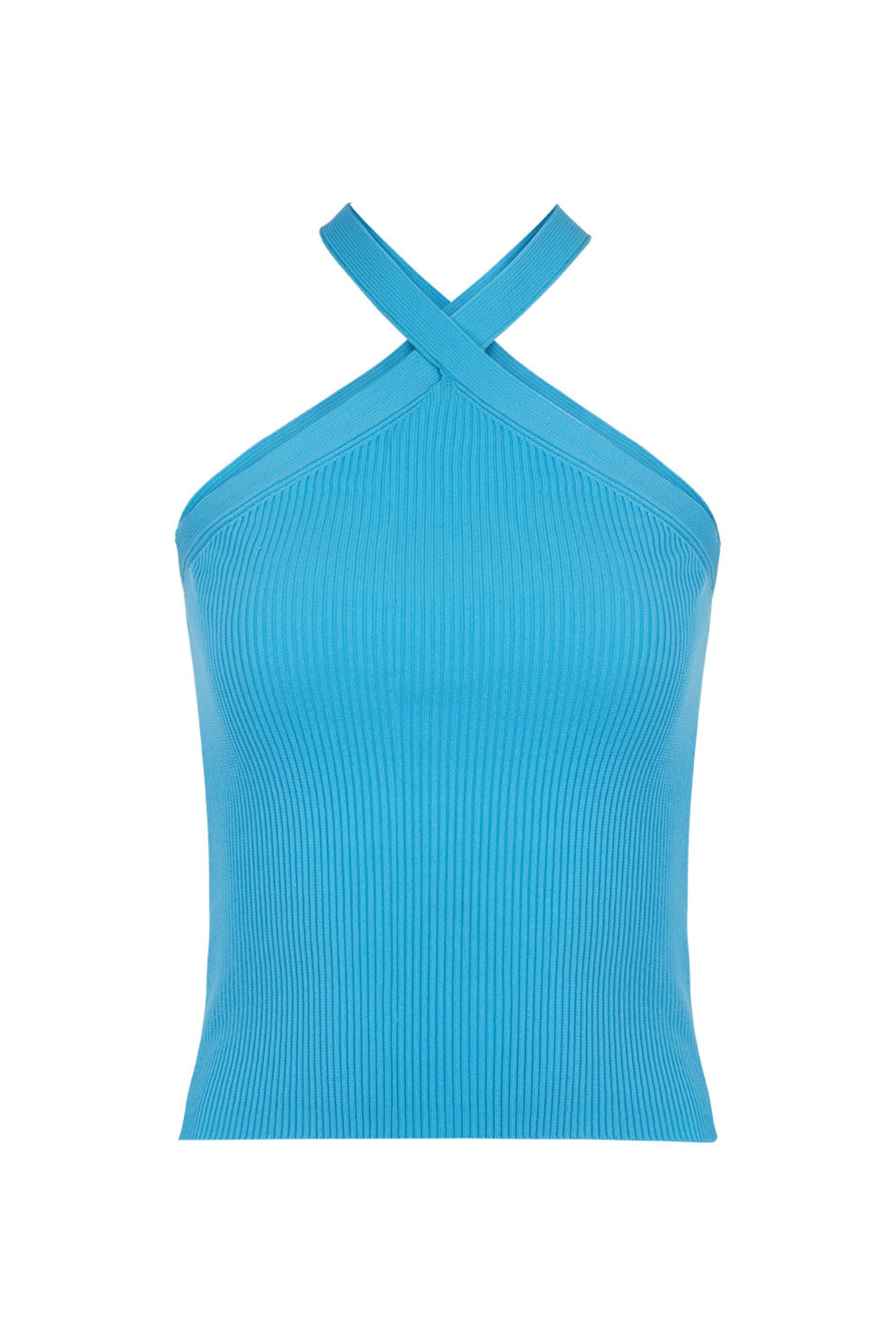 Halterneck Knit Top (Final Sale)