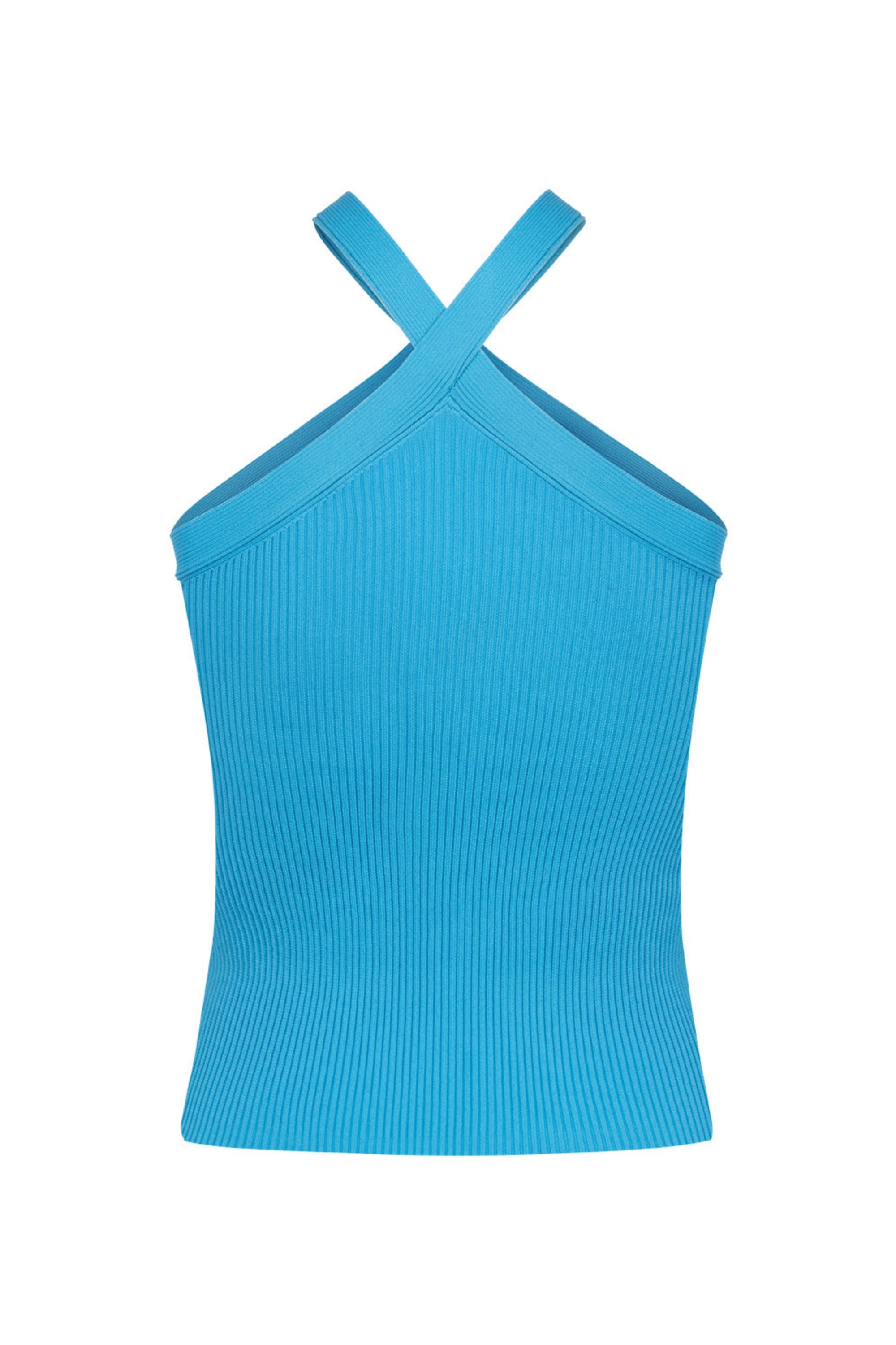 Halterneck Knit Top (Final Sale)