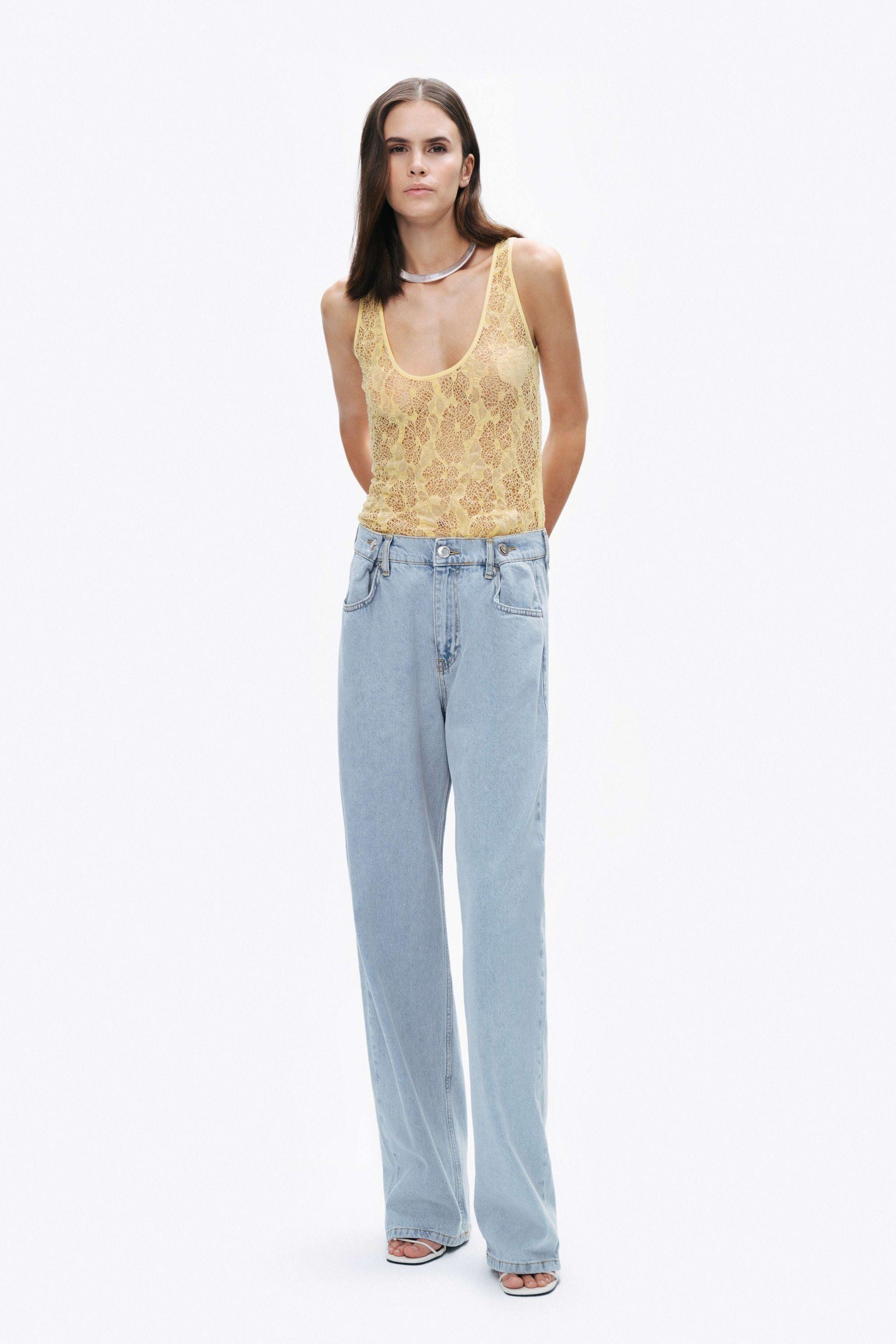 Halter Neck Lace Blouse