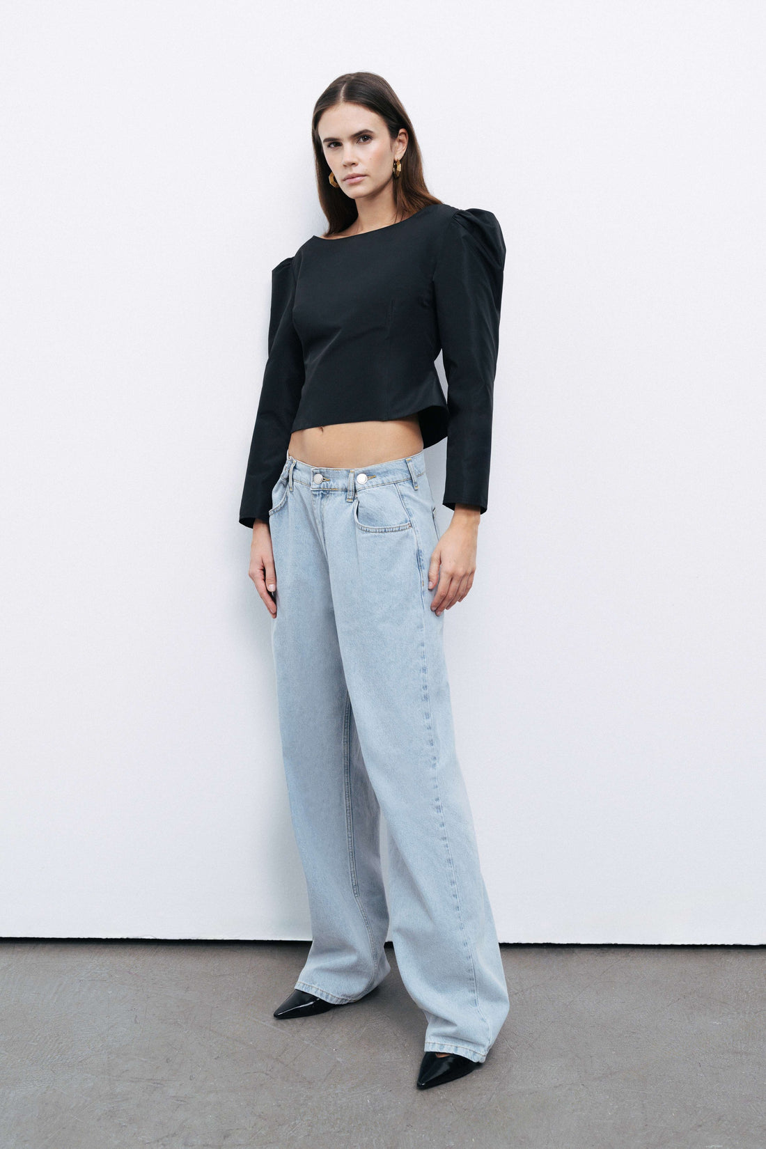 Boat Neck Blouse (Final Sale)