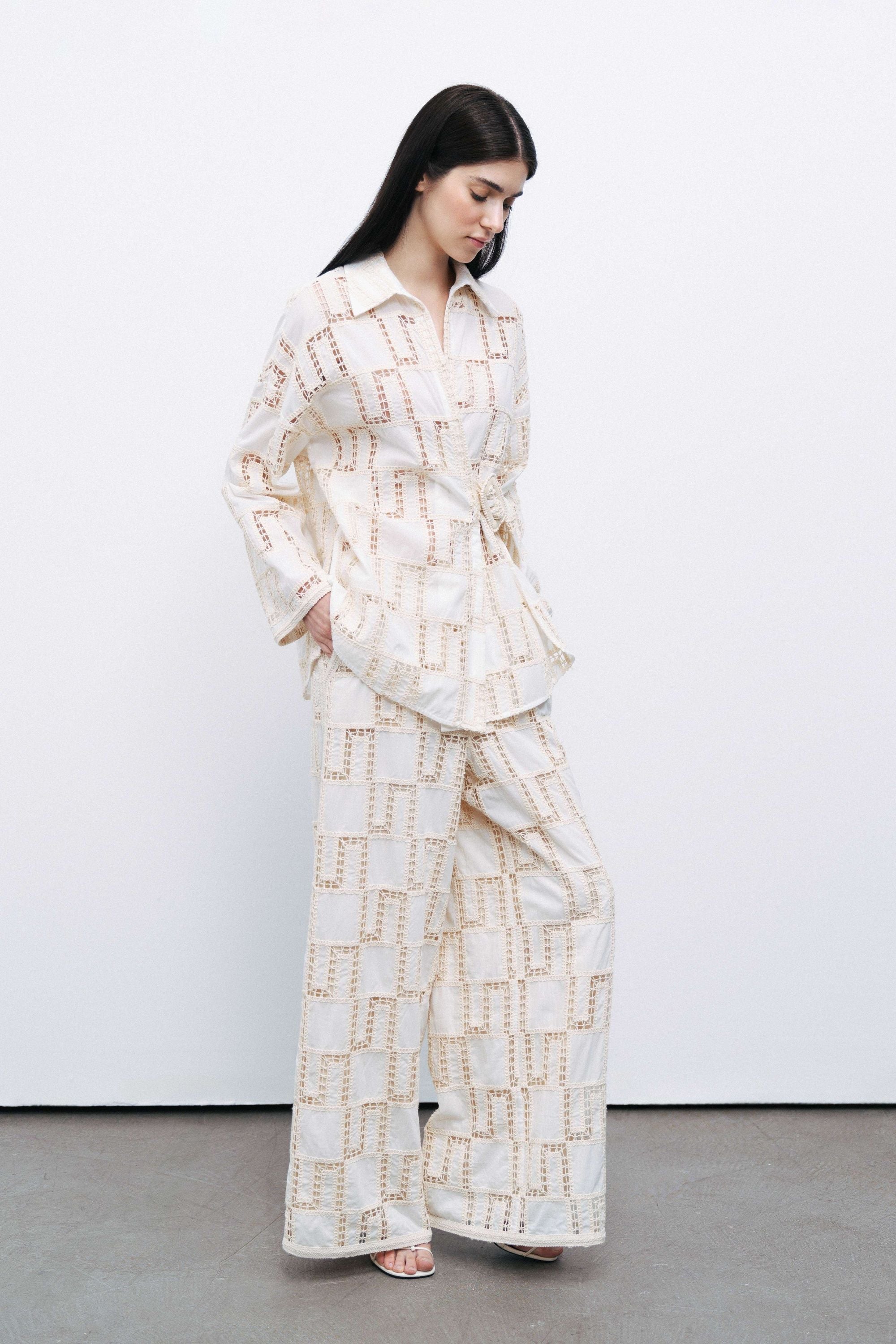 Embroidered Pants