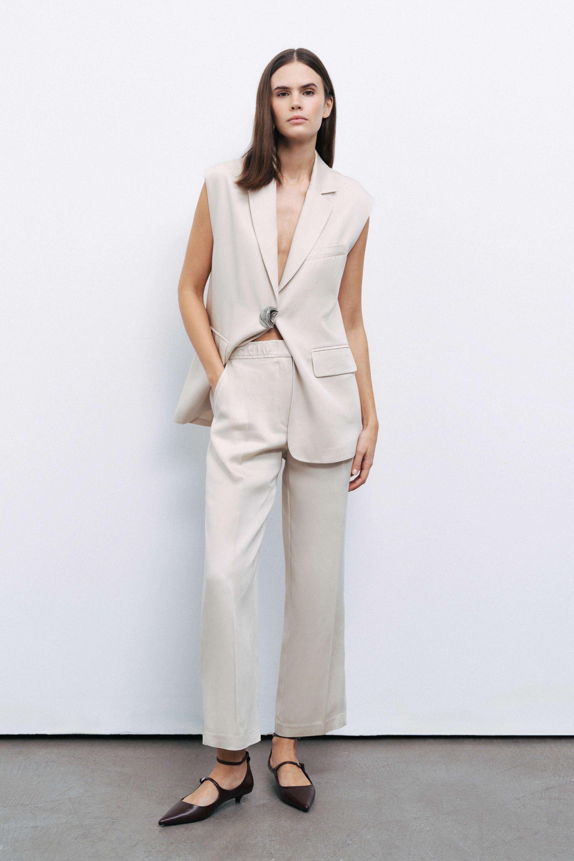 Slit Detailed Pants