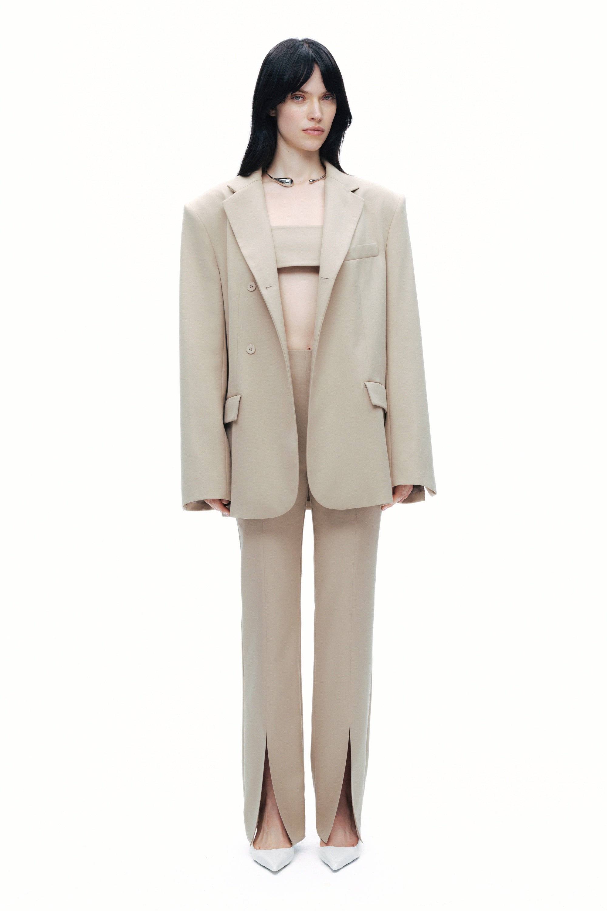 Slit Detailed Pants