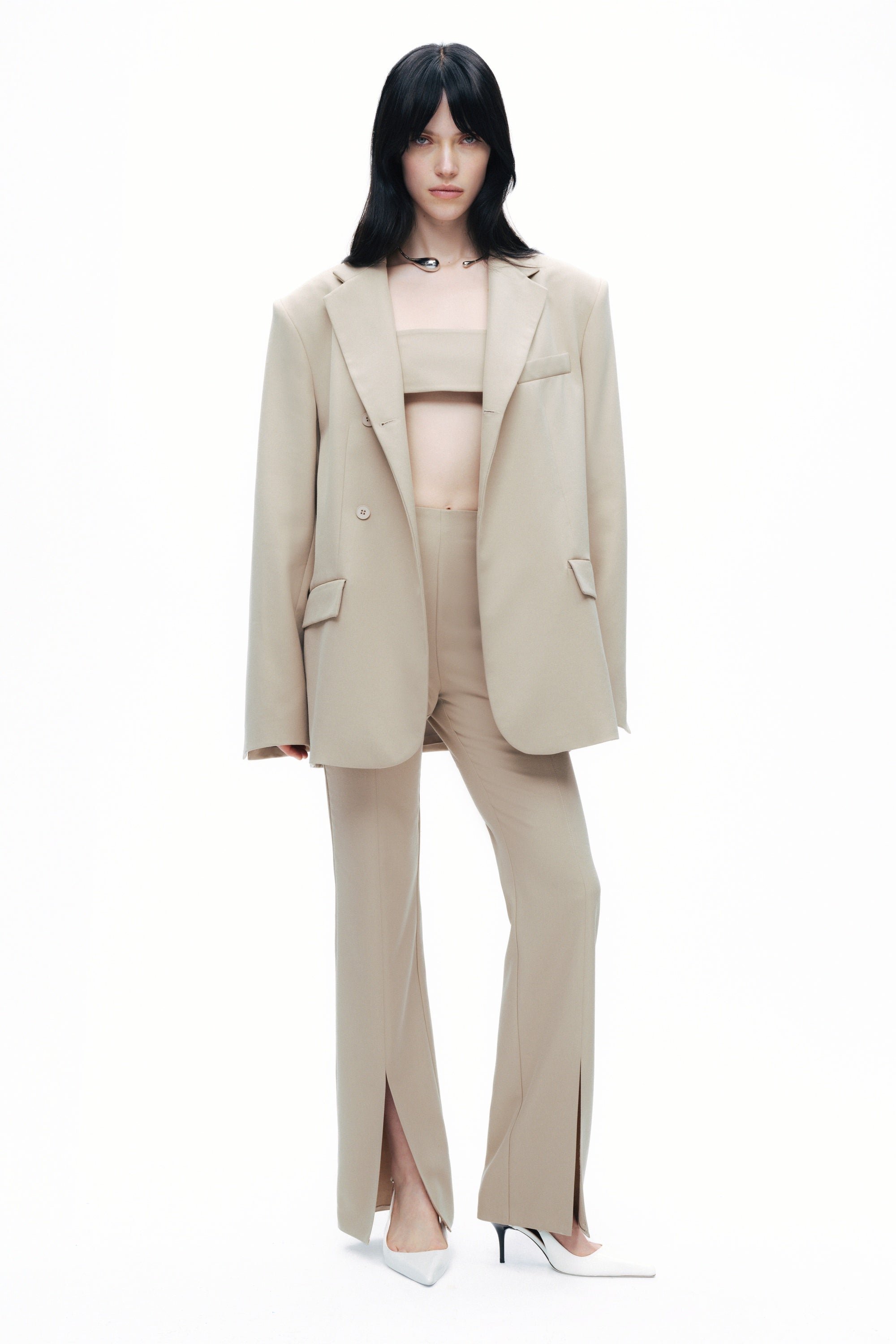 Slit Detailed Pants