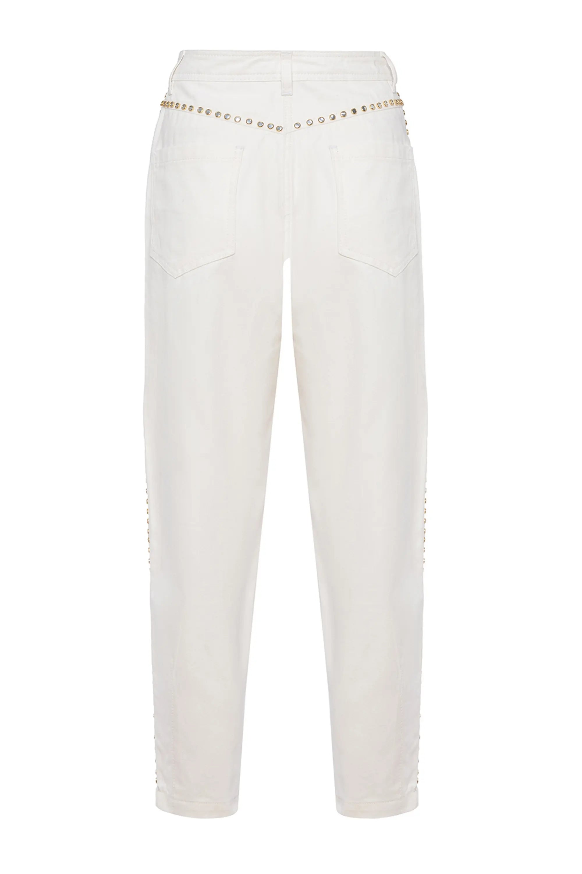 Studded Mom Denim Pants (Final Sale)