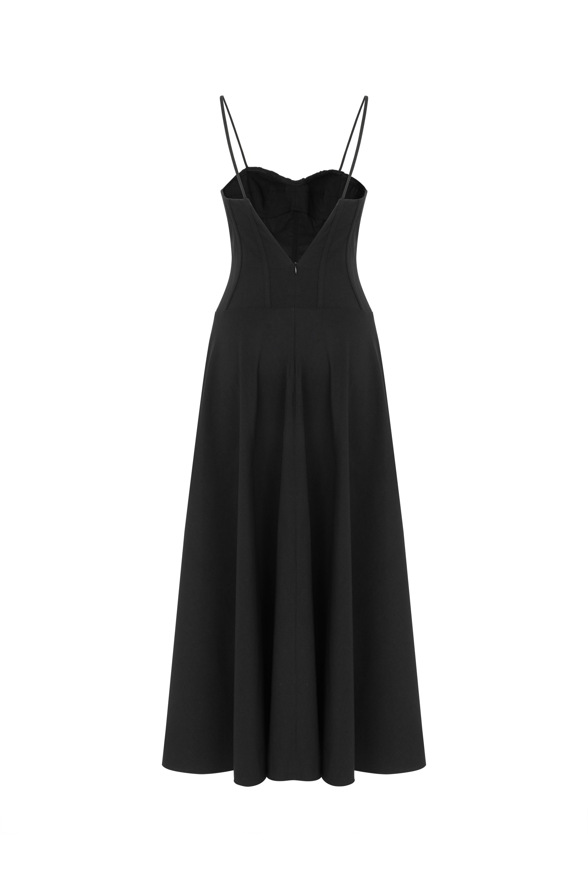 Corset Detailed Midi Dress (Final Sale)