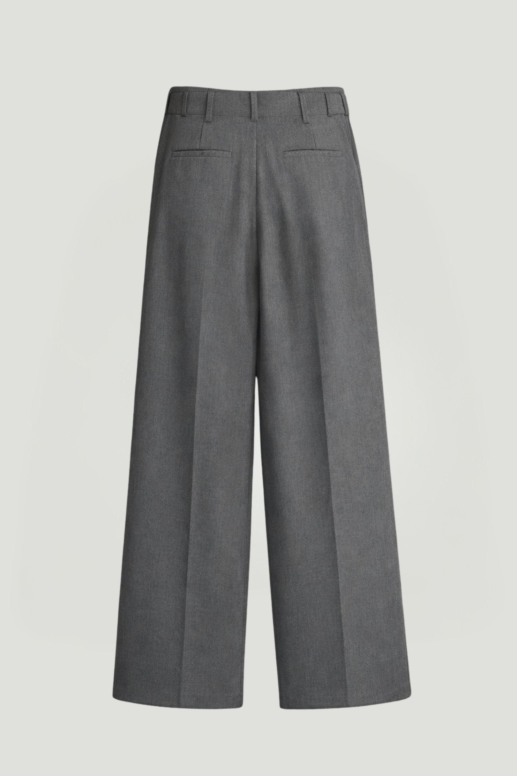 High-Waist Pleated Wide-Leg Pants