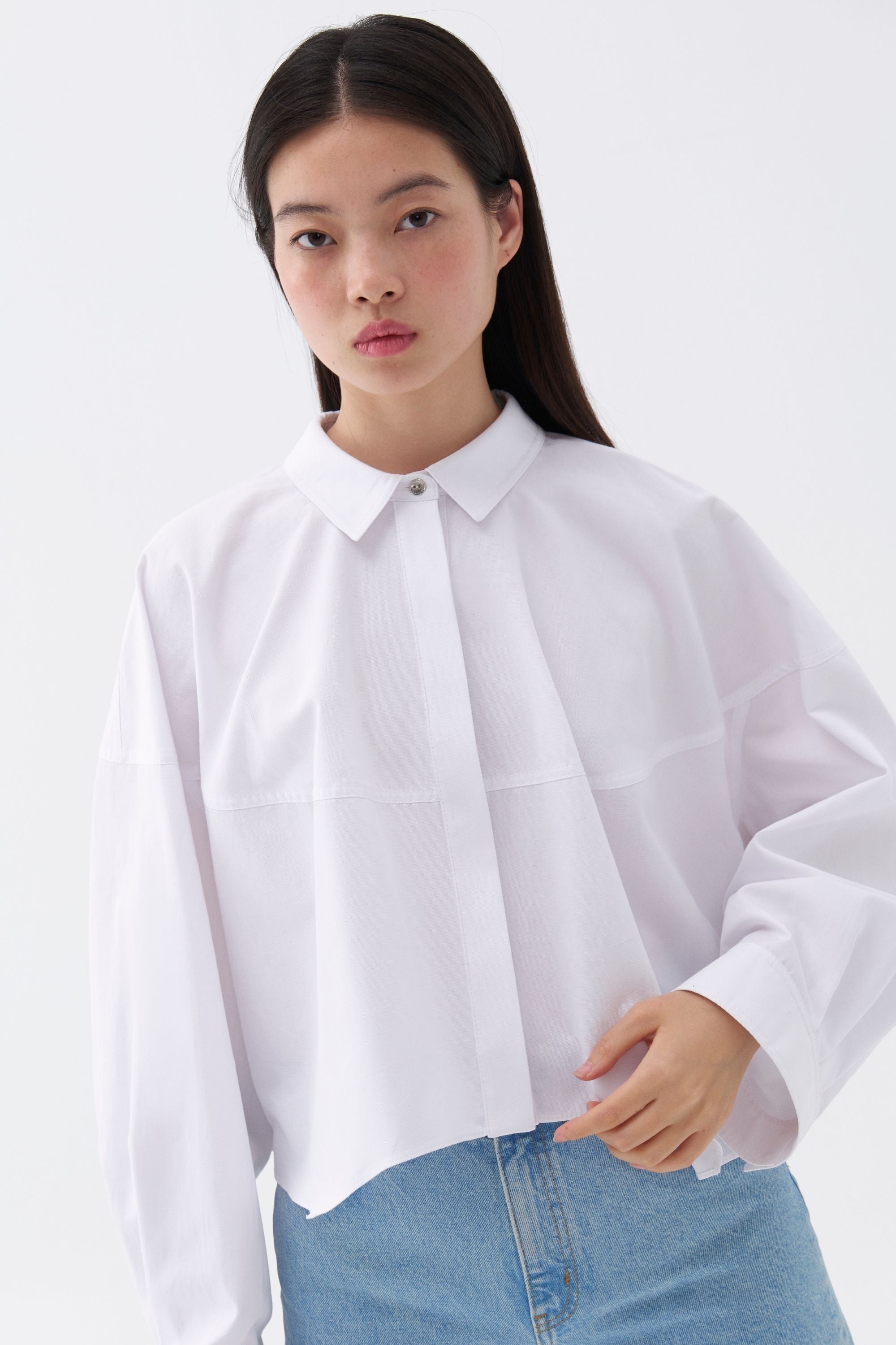 Oversized Button-Up Shirt (Final Sale)
