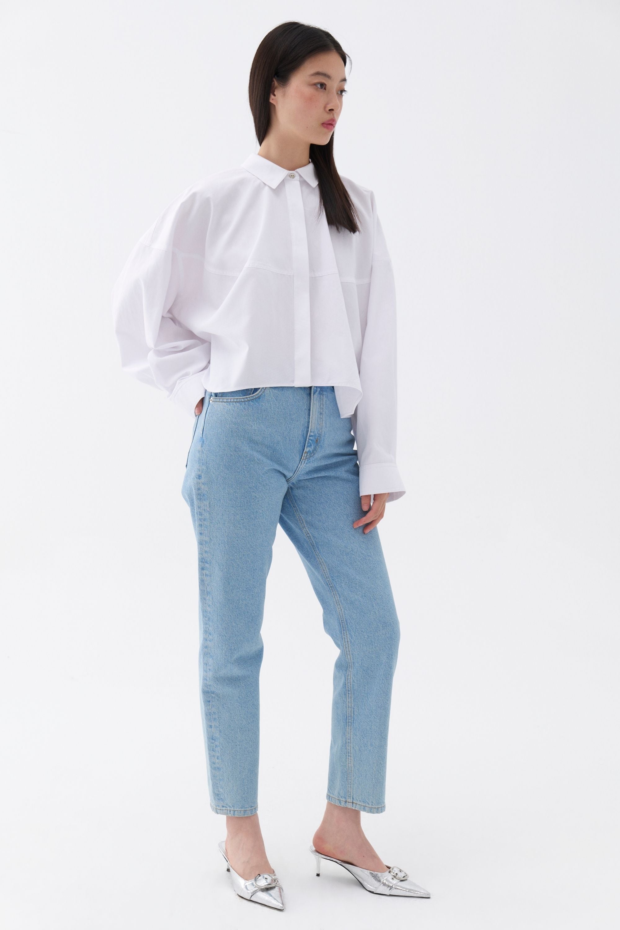 Oversized Button-Up Shirt (Final Sale)