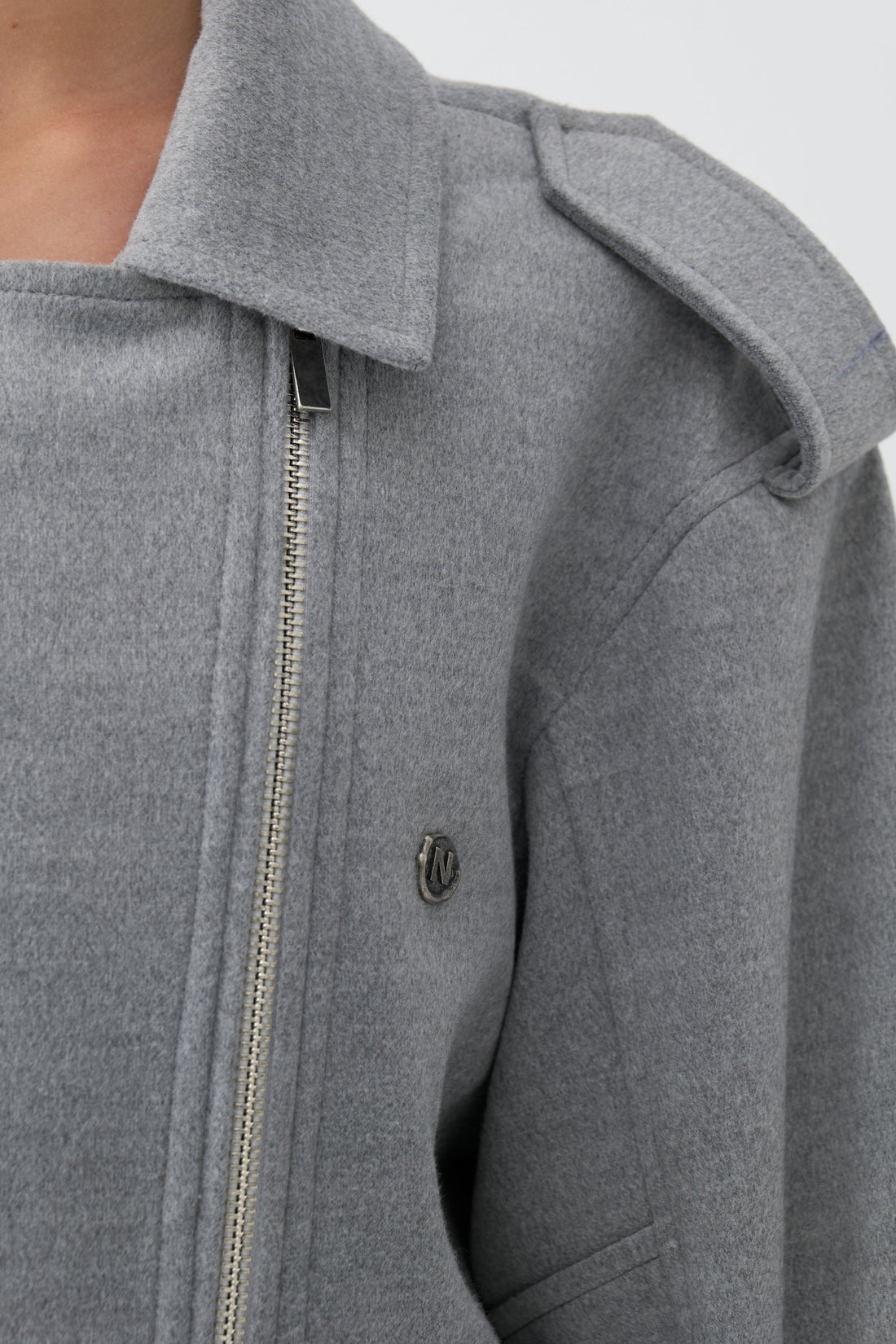 Oversized Double-Breasted Coat (Final Sale)