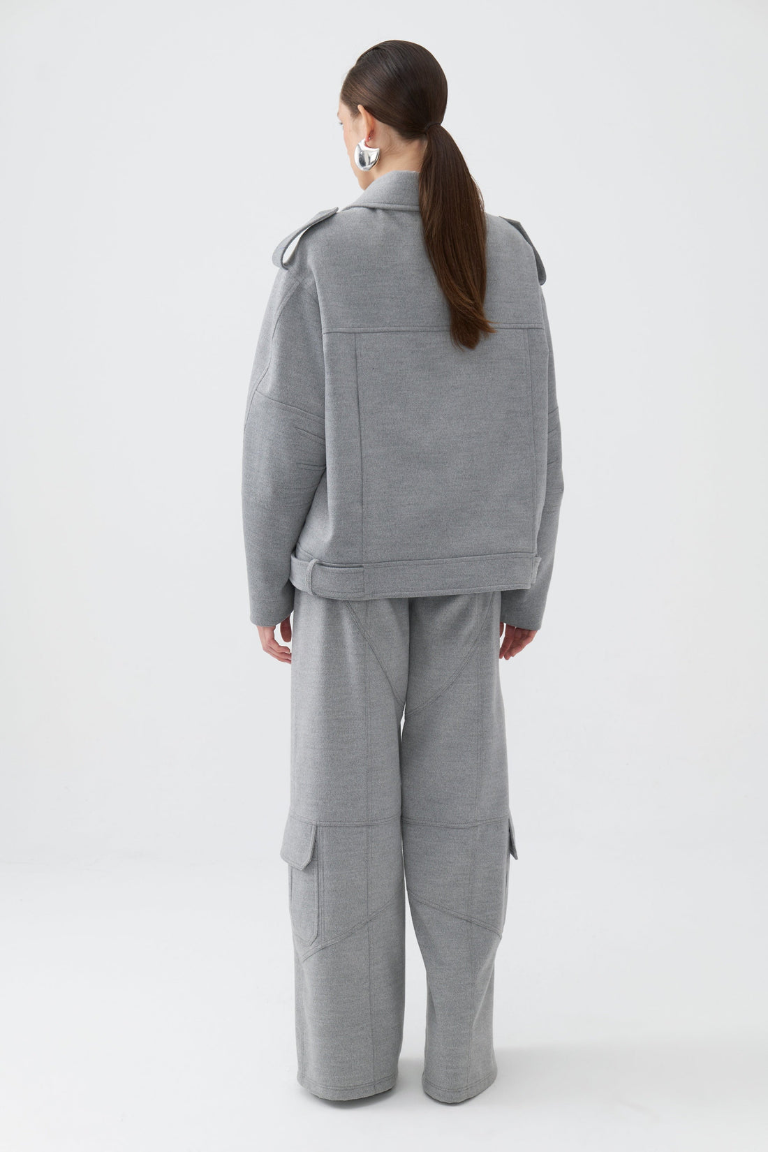 Oversized Double-Breasted Coat (Final Sale)