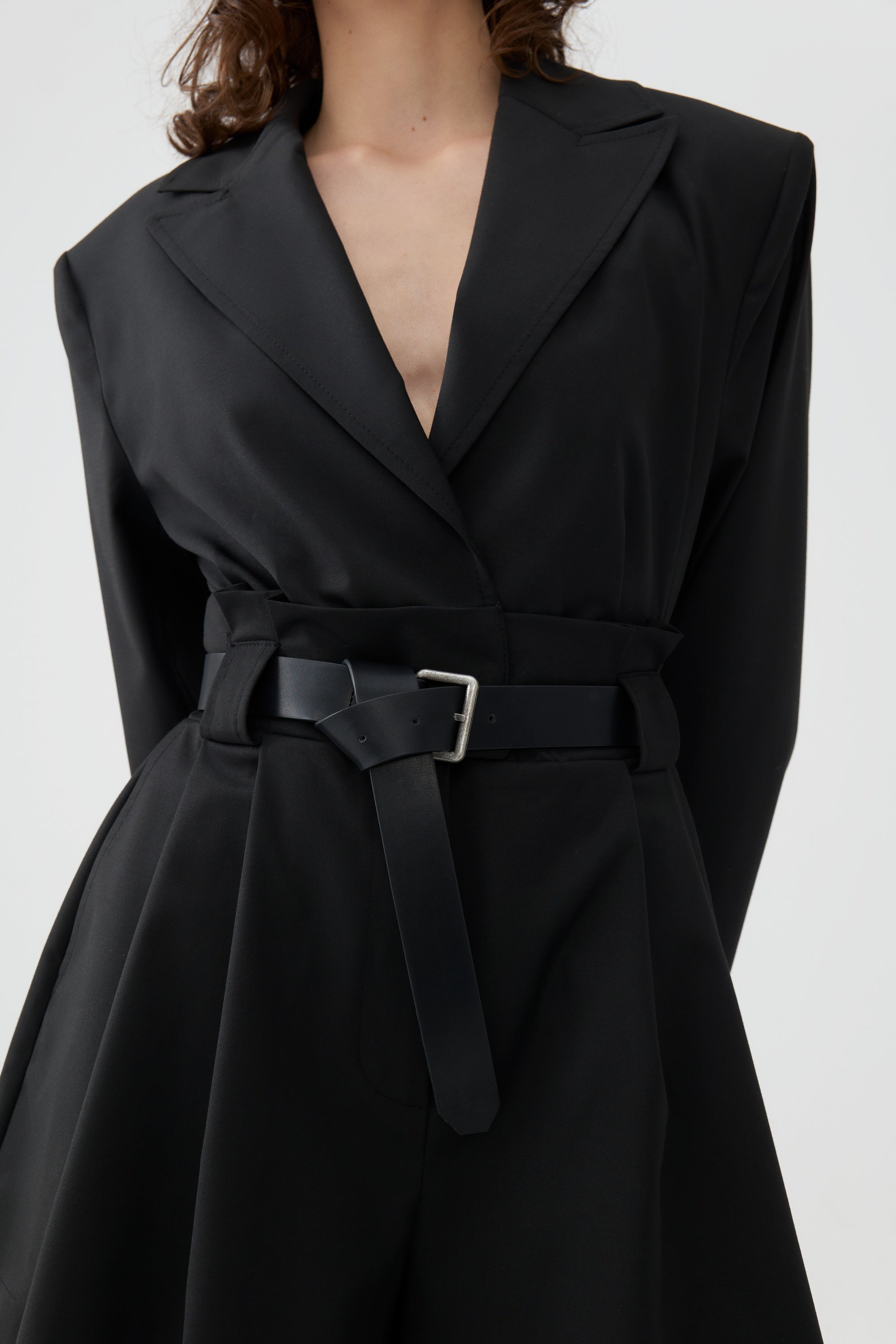 Belt Detailed Overalls (Final Sale)