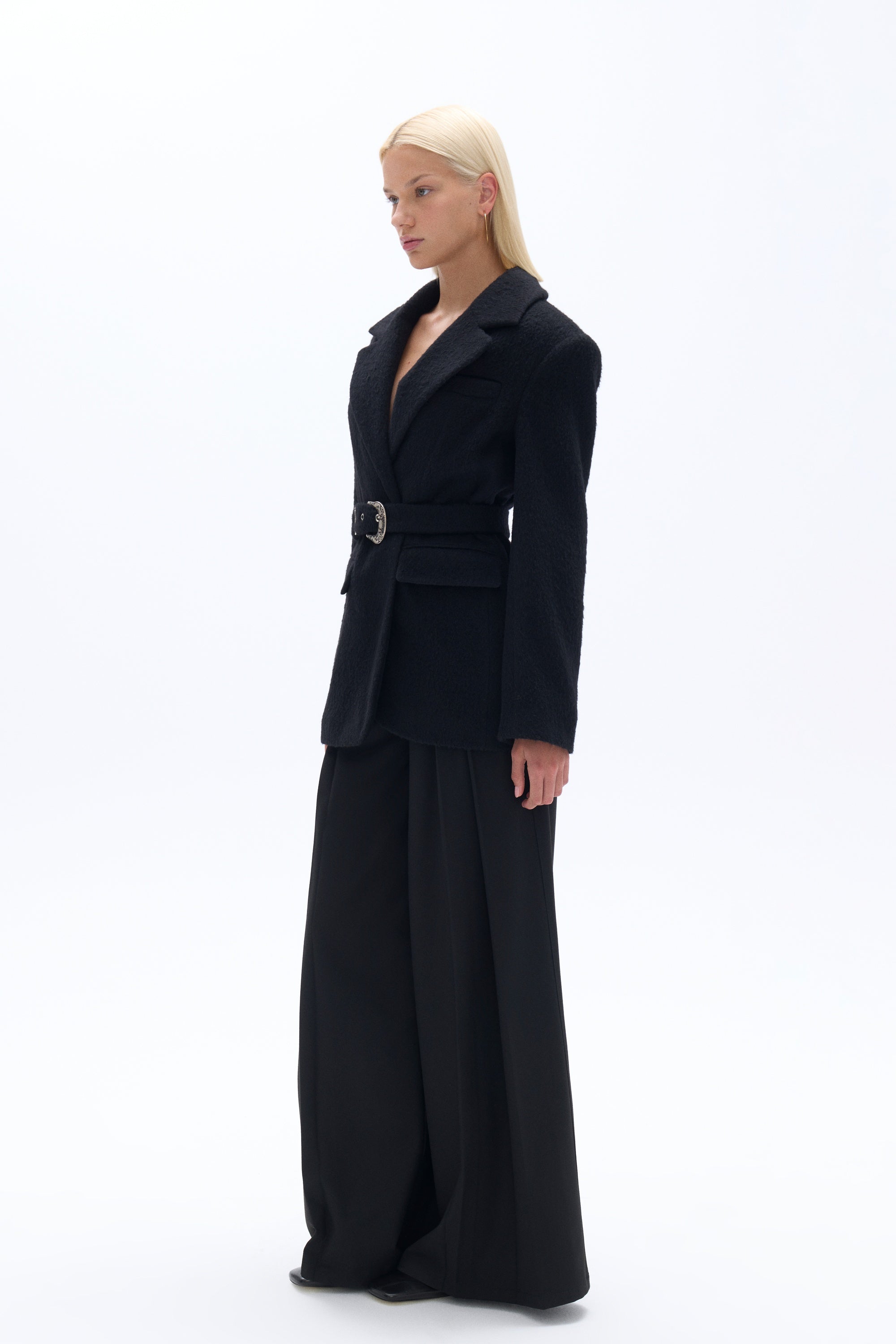 Self-Belted Double Breasted Jacket (Final Sale)