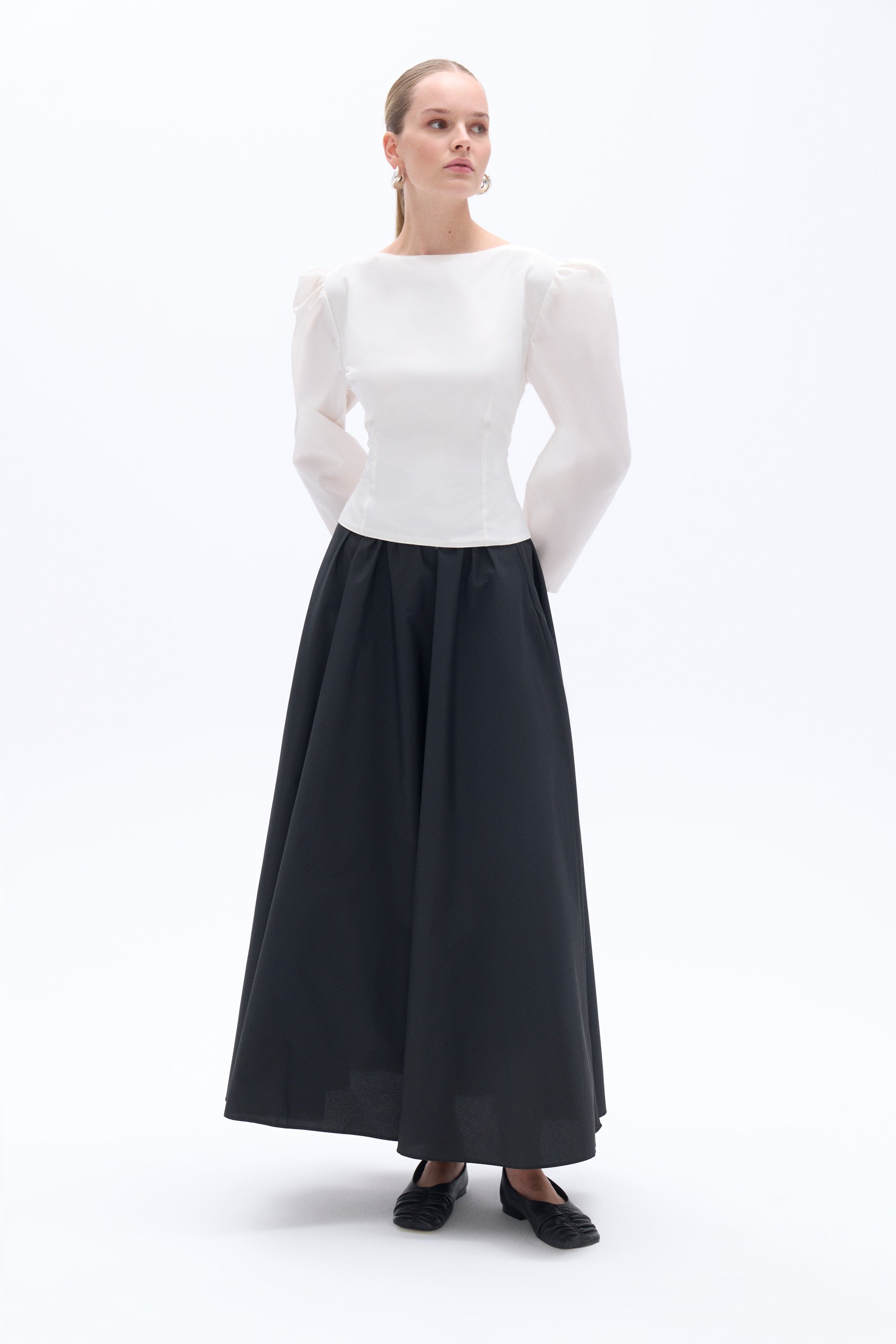 Boat Neck Blouse (Final Sale)