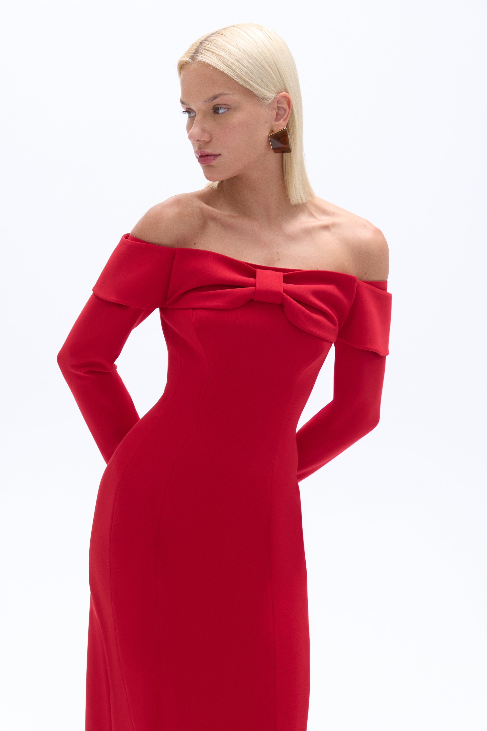Bow Maxi Dress (Final Sale)