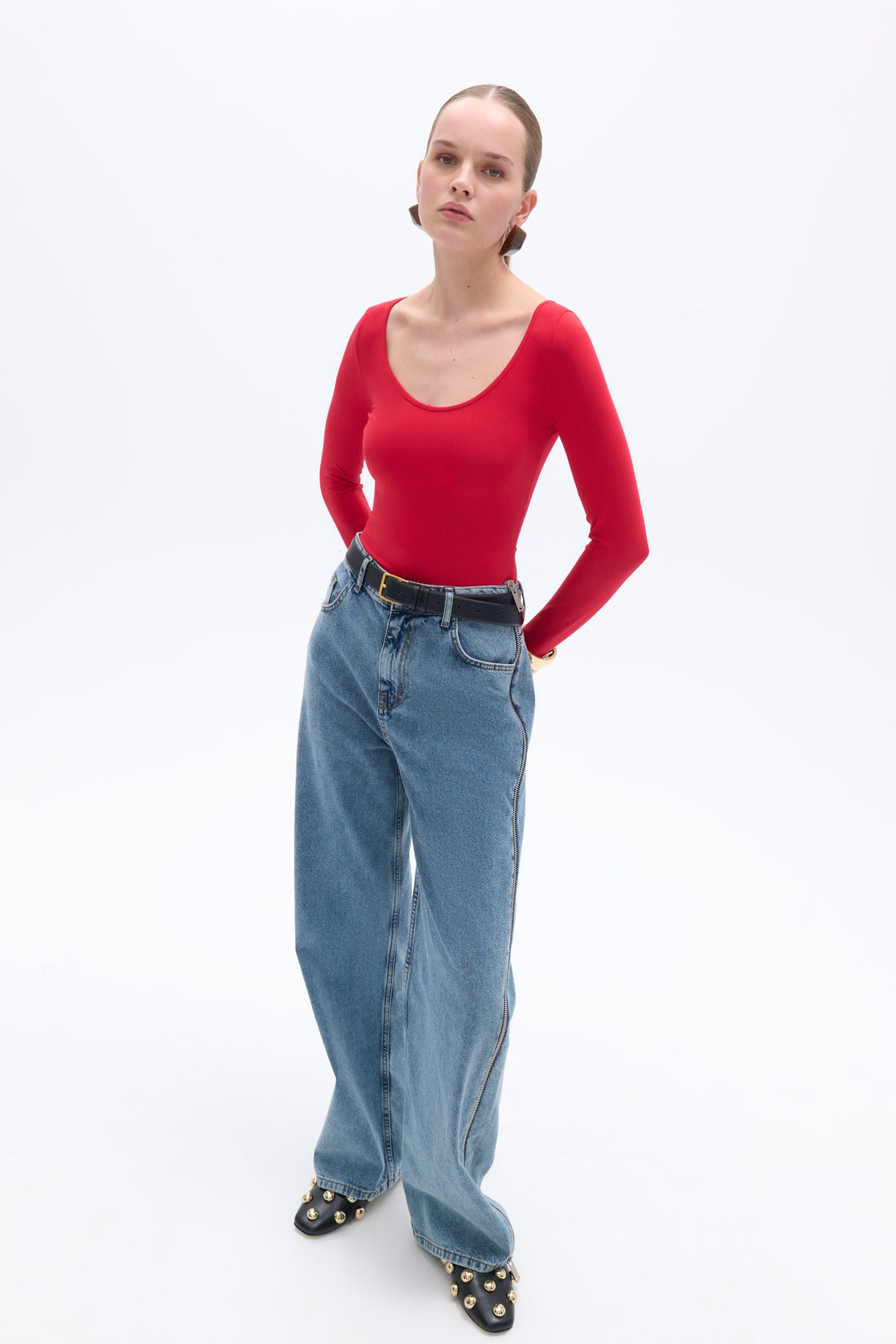 Crew Neck Bodysuit (Final Sale)