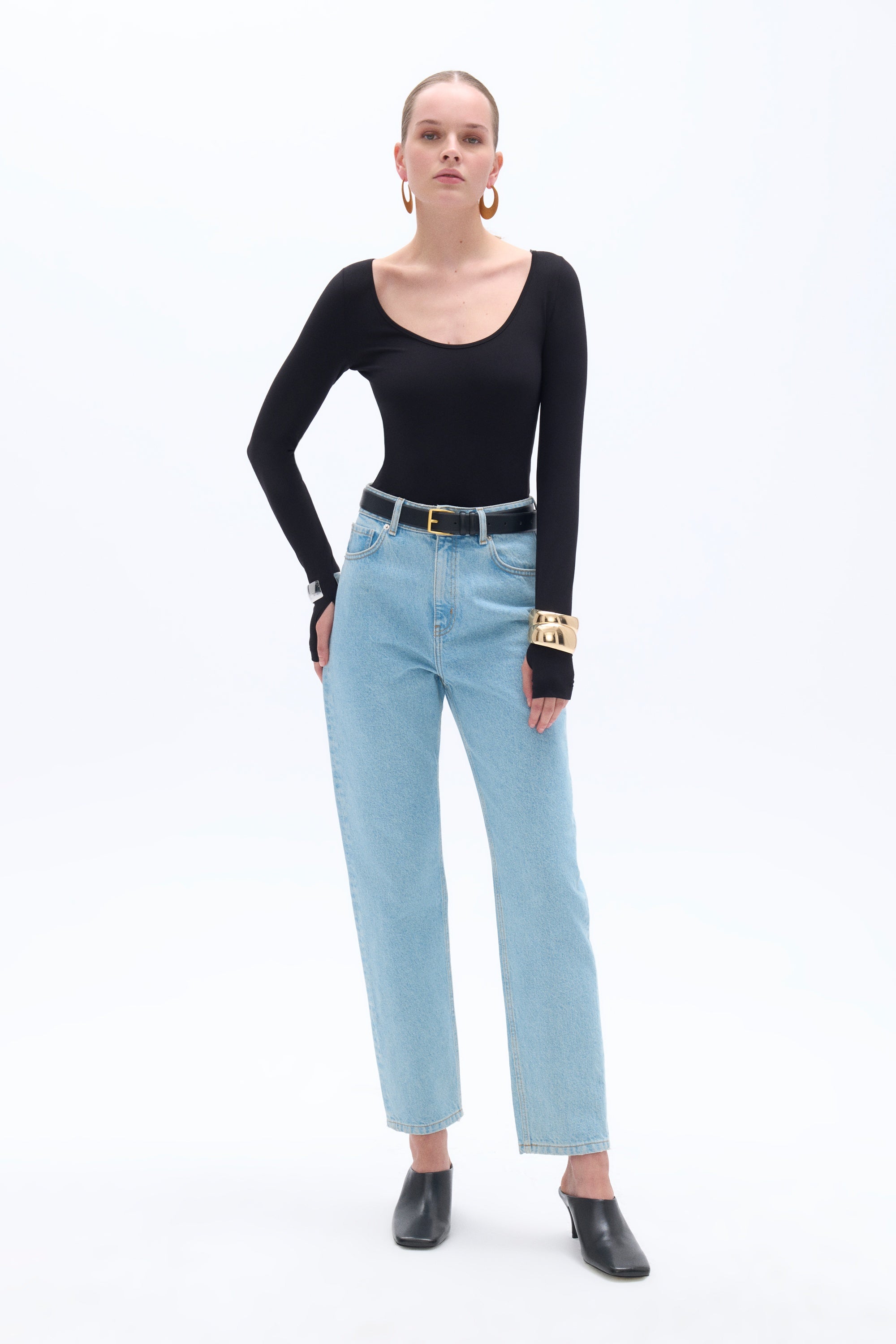 Crew Neck Bodysuit (Final Sale)