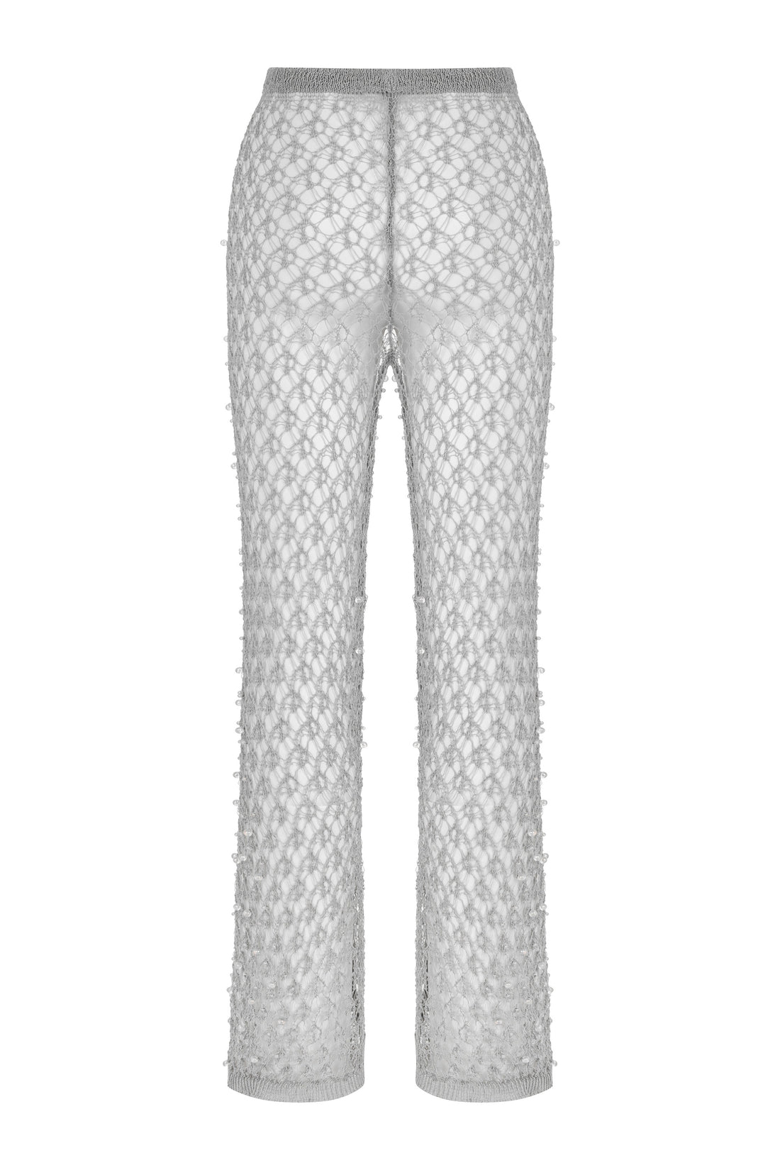 Shimmering Threaded Mesh Pants (Final Sale)