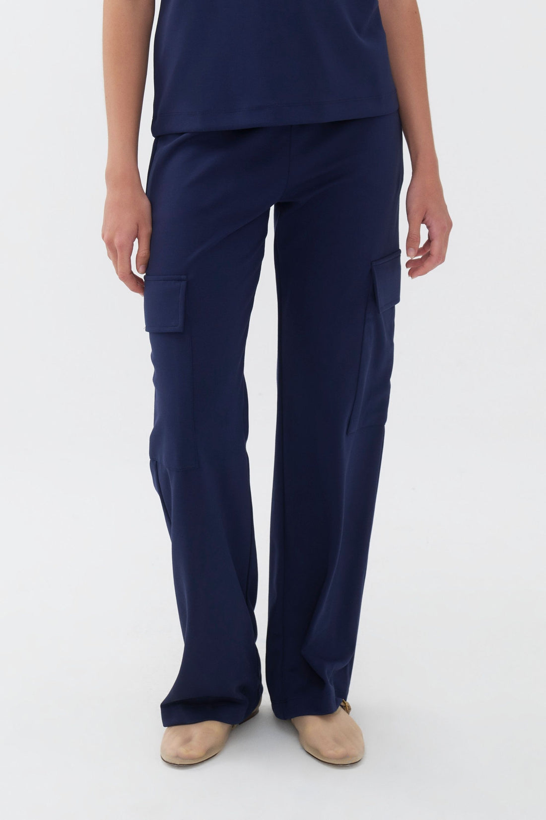 Cargo Pants with Elastic Waistband (Final Sale)