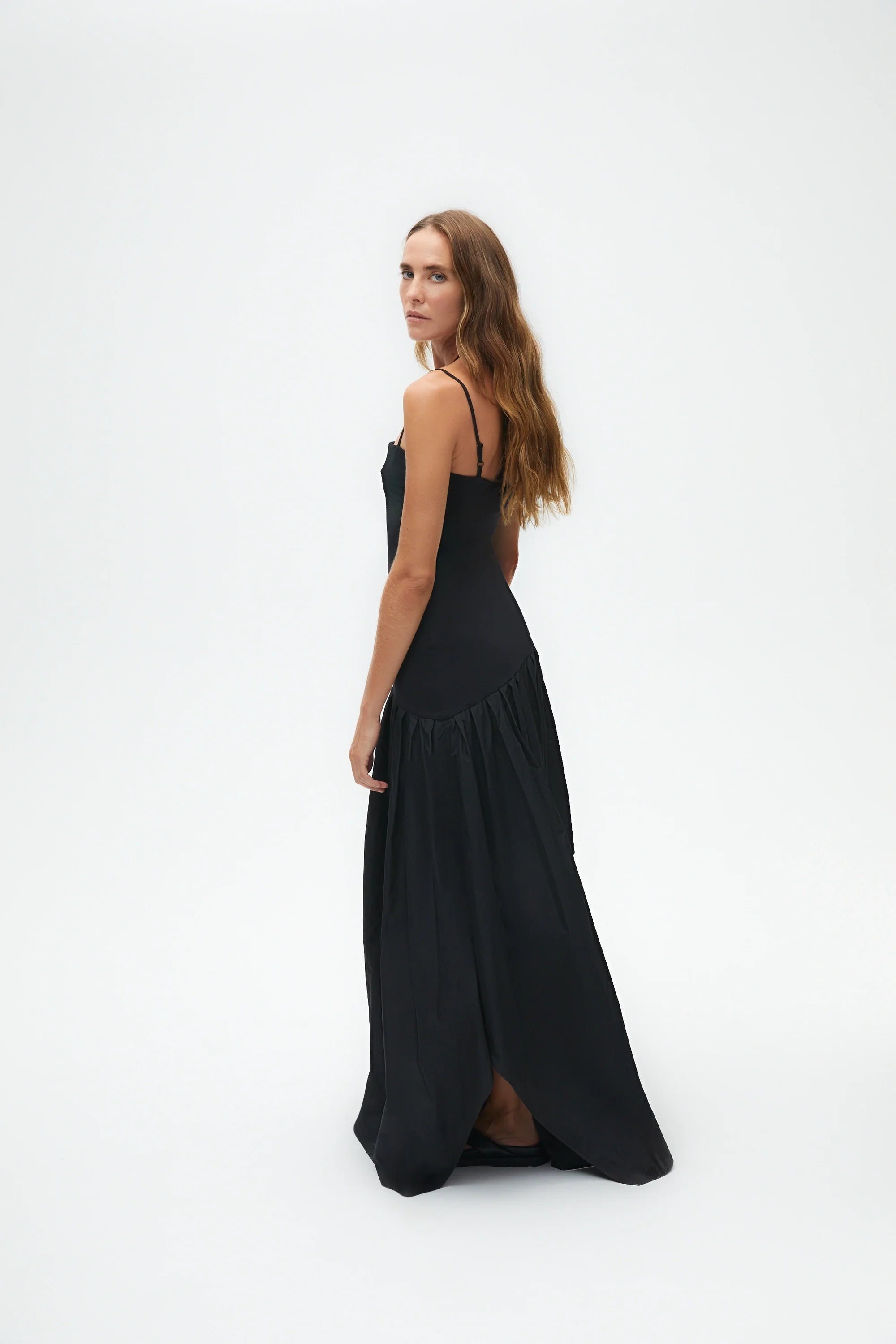 Trimmed Asymmetrical Dress (Final Sale)