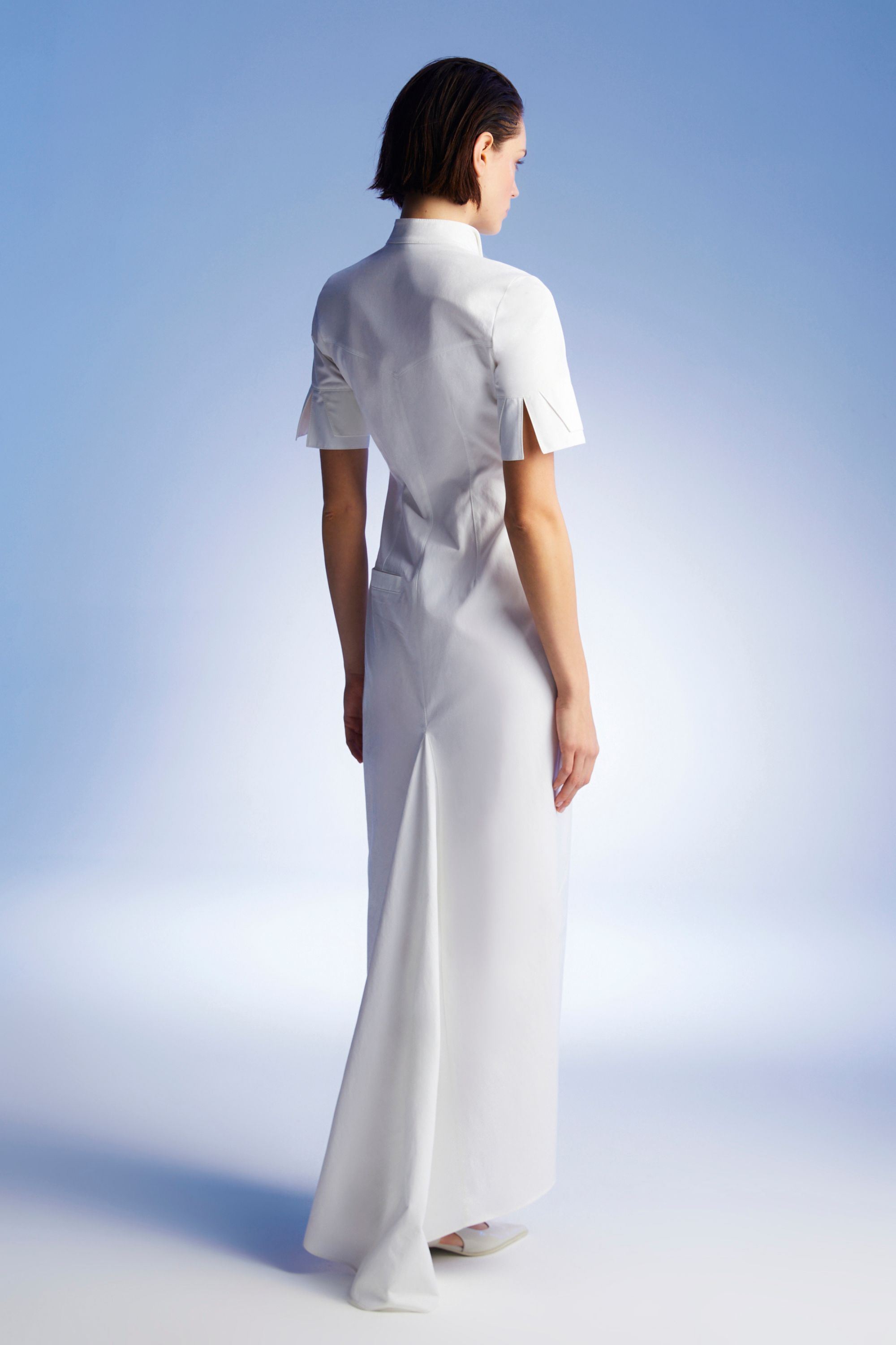 Cut-Out Dress with Tail (Final Sale)
