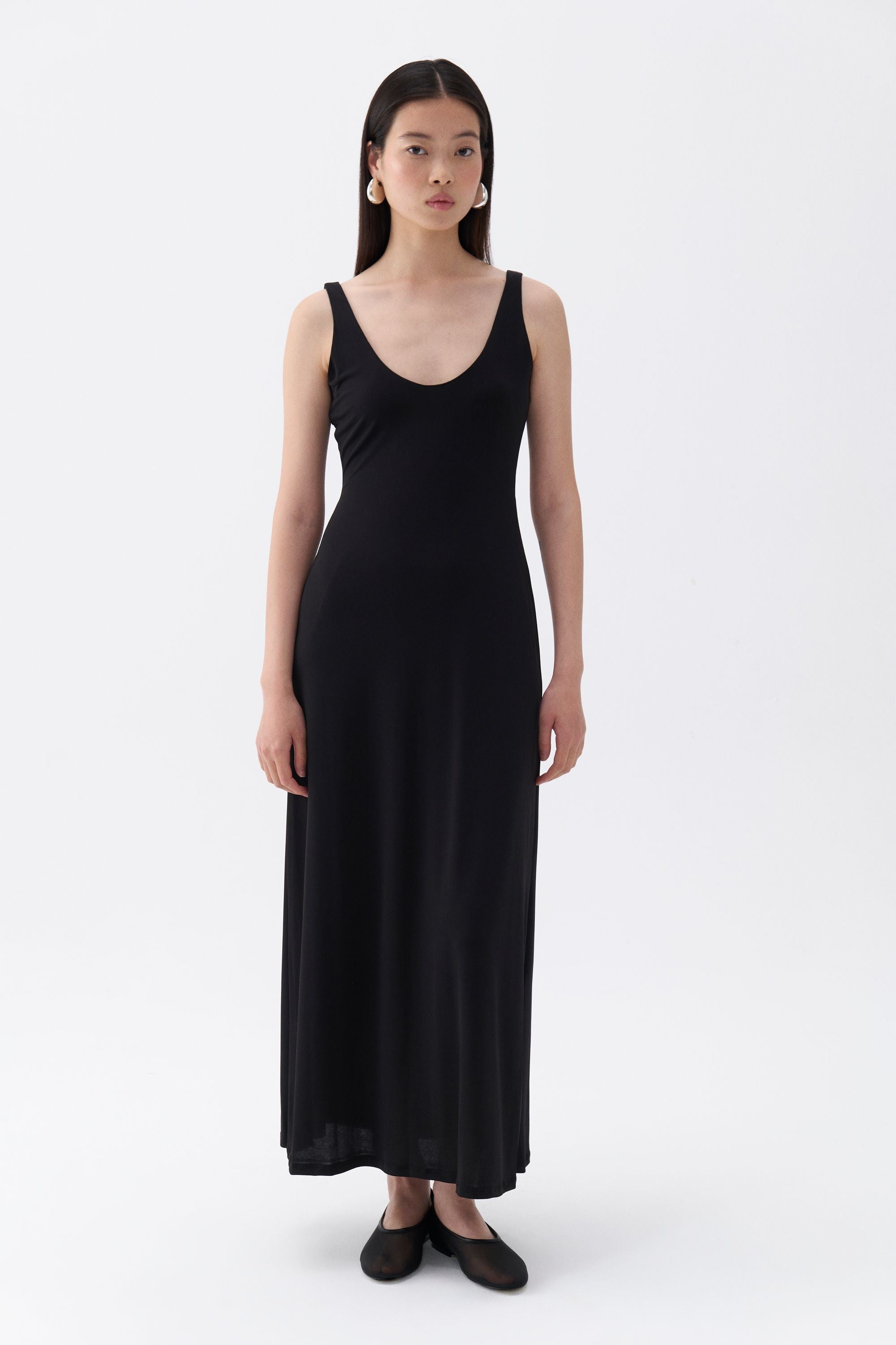 V-Neck Midi Dress (Final Sale)
