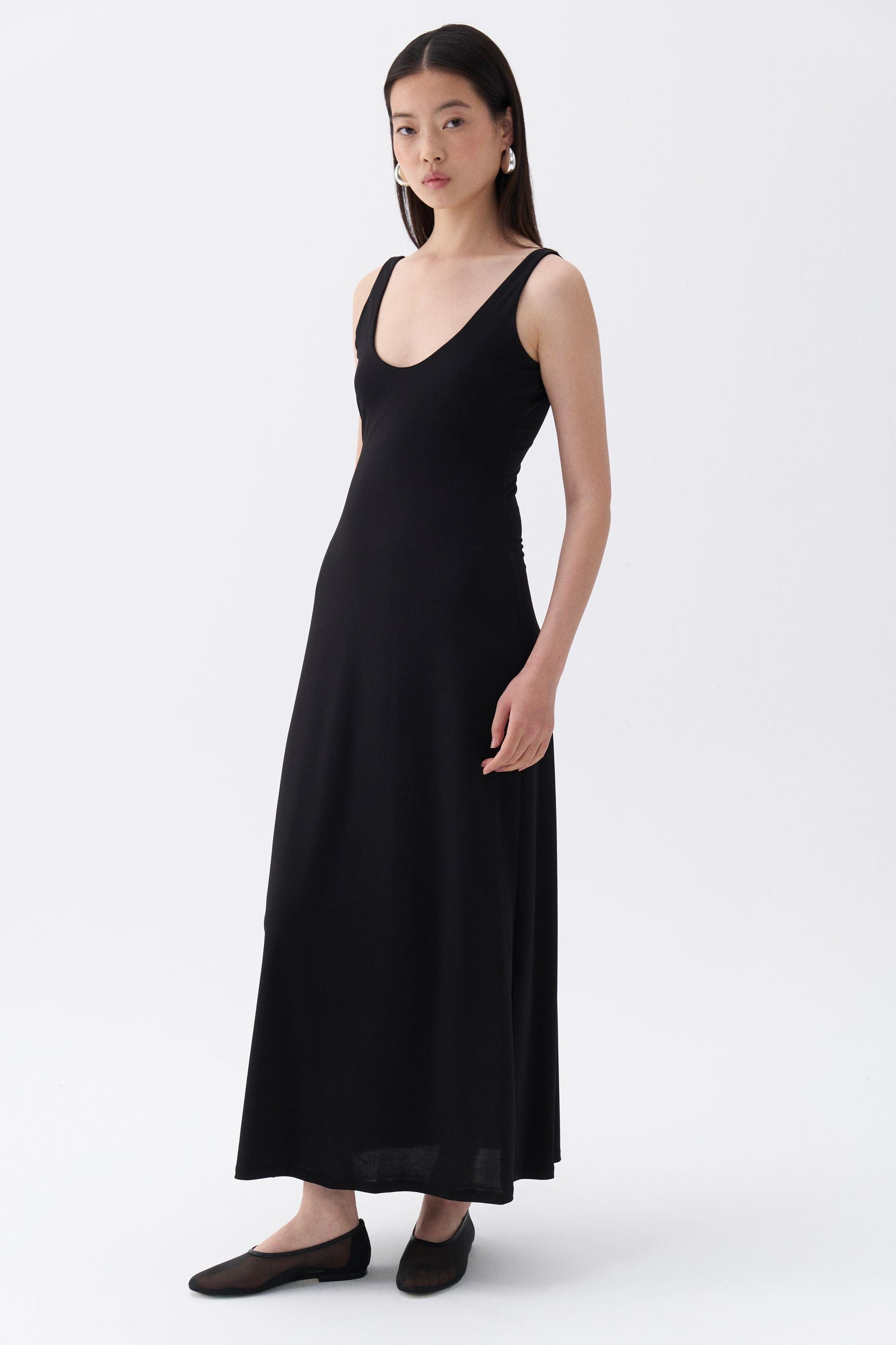 V-Neck Midi Dress (Final Sale)