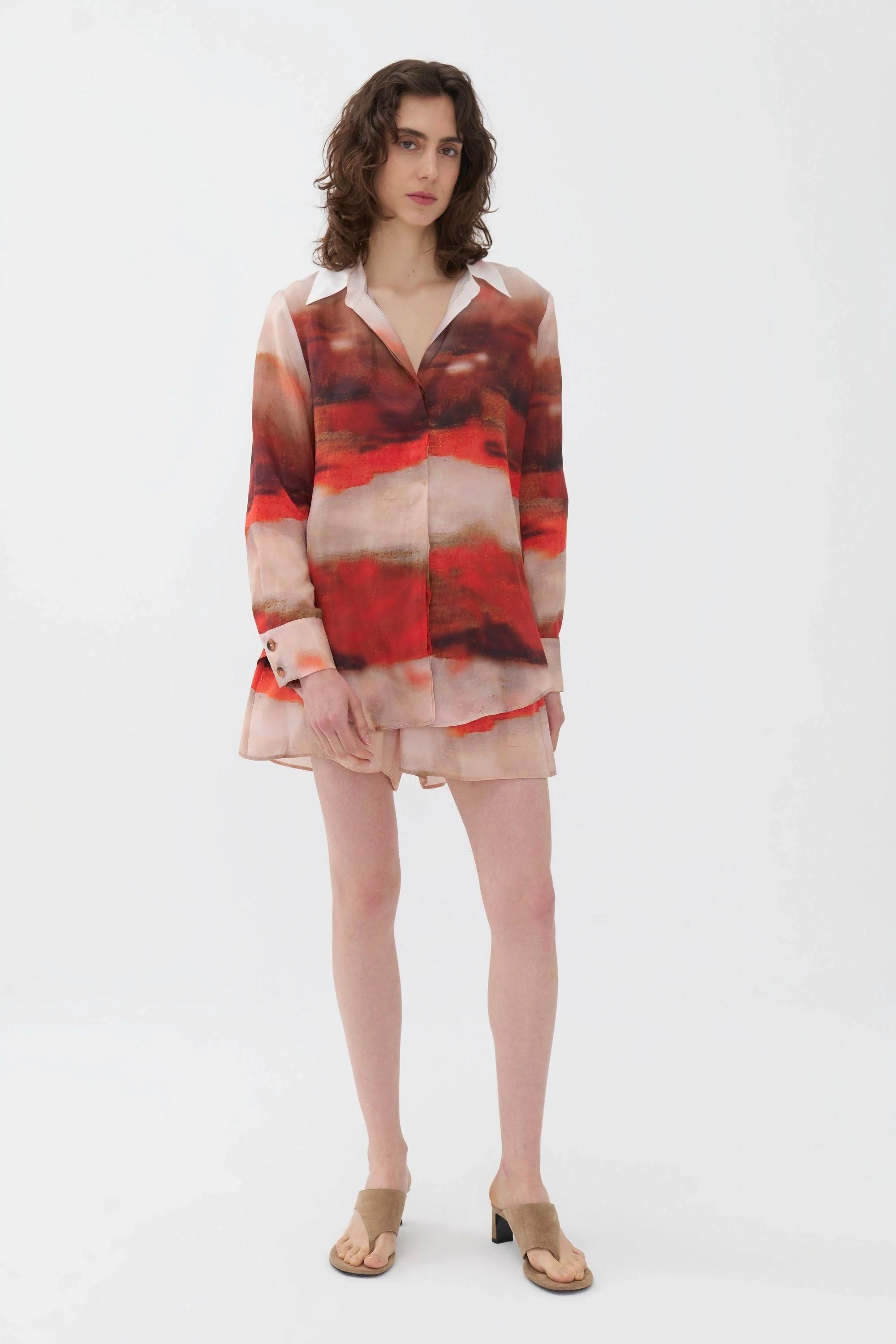 Printed High Waisted Shorts (Final Sale)