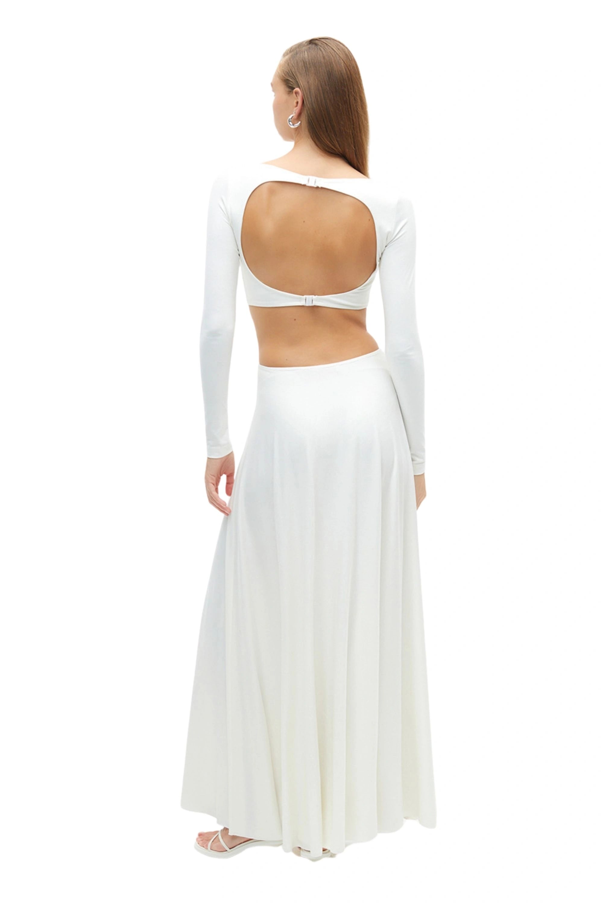 Flounced Long Skirt (Final Sale)