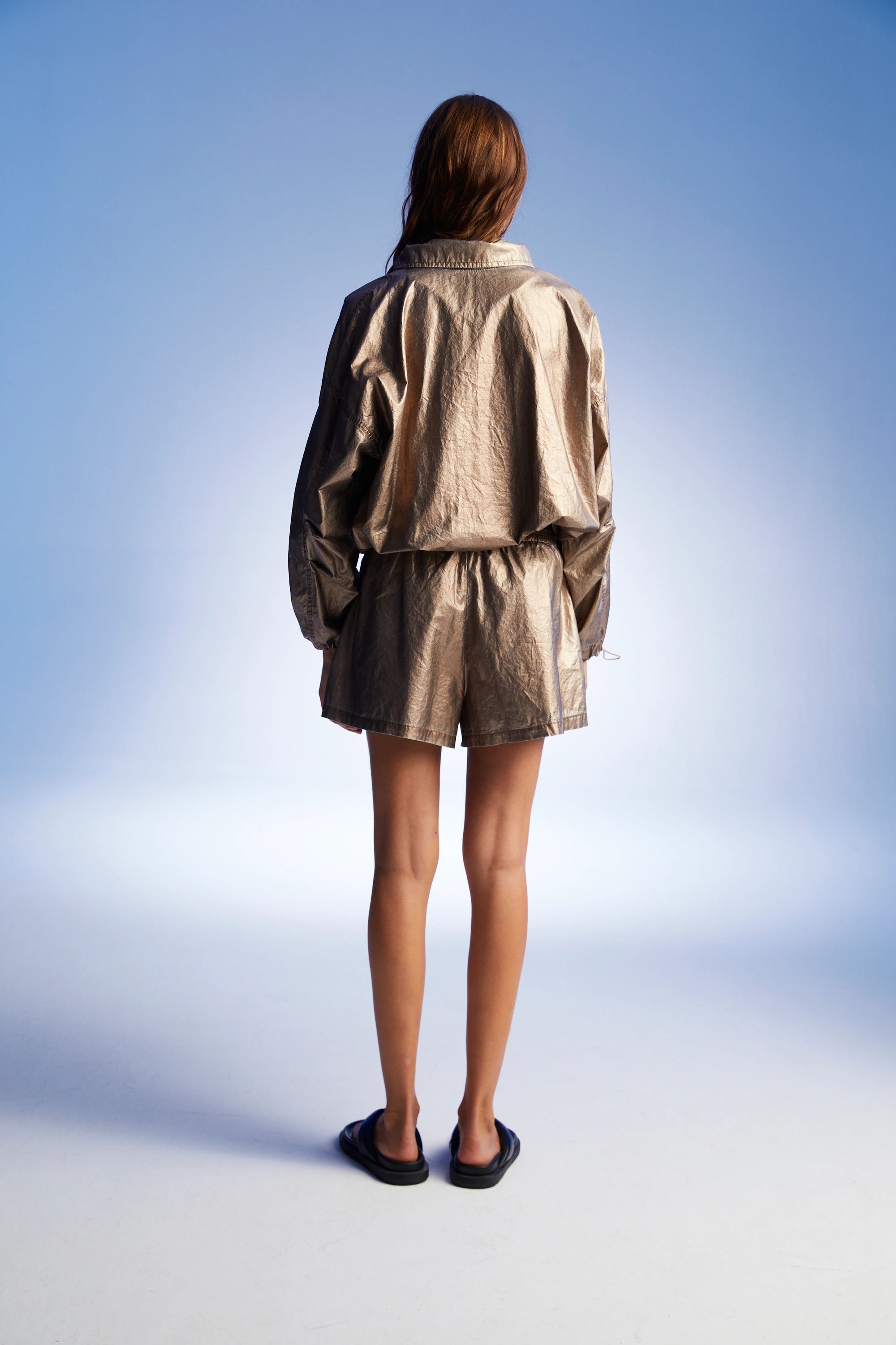 Bronze Metallic Jacket (Final Sale)