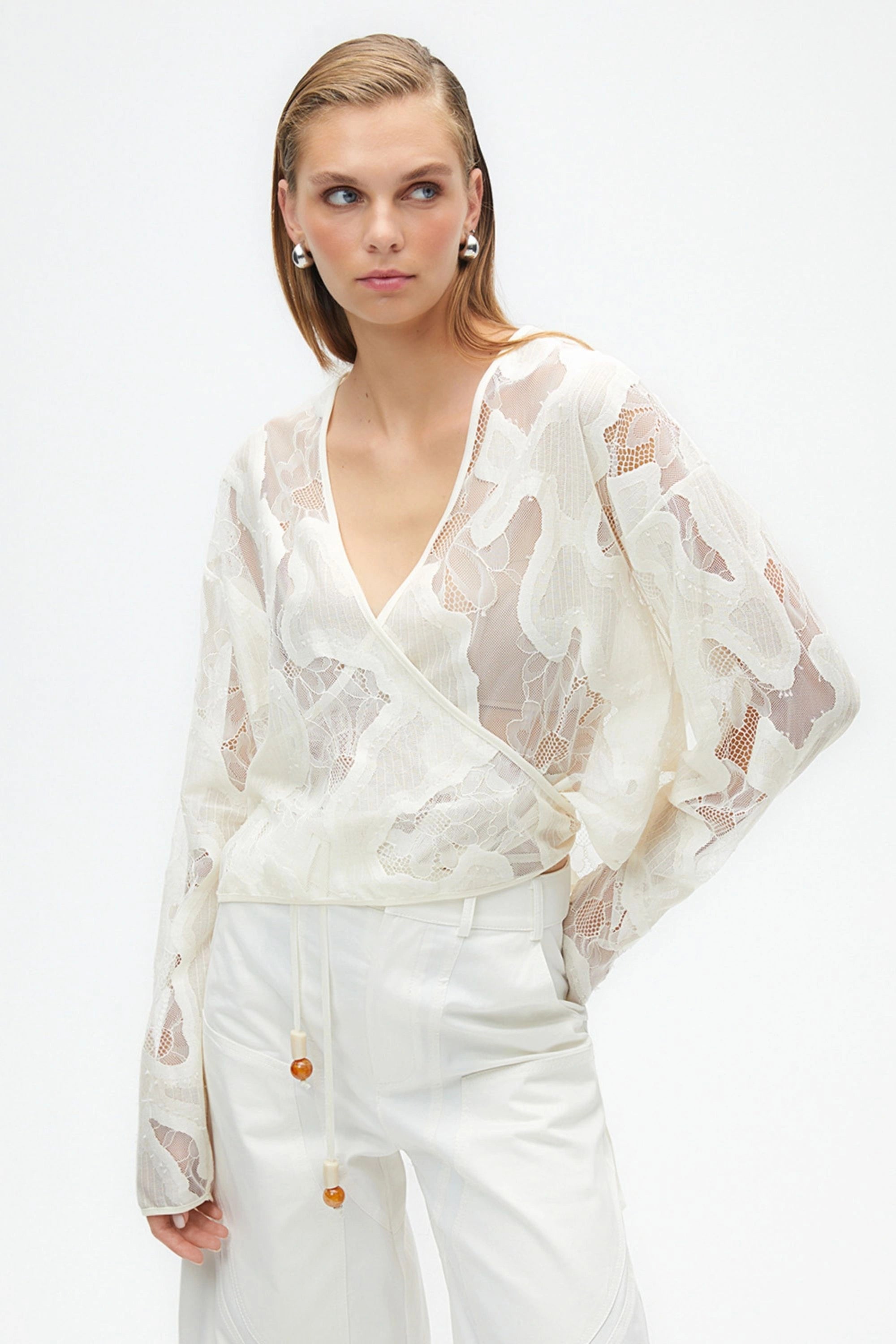 Scallop Embroidered Top (Final Sale)
