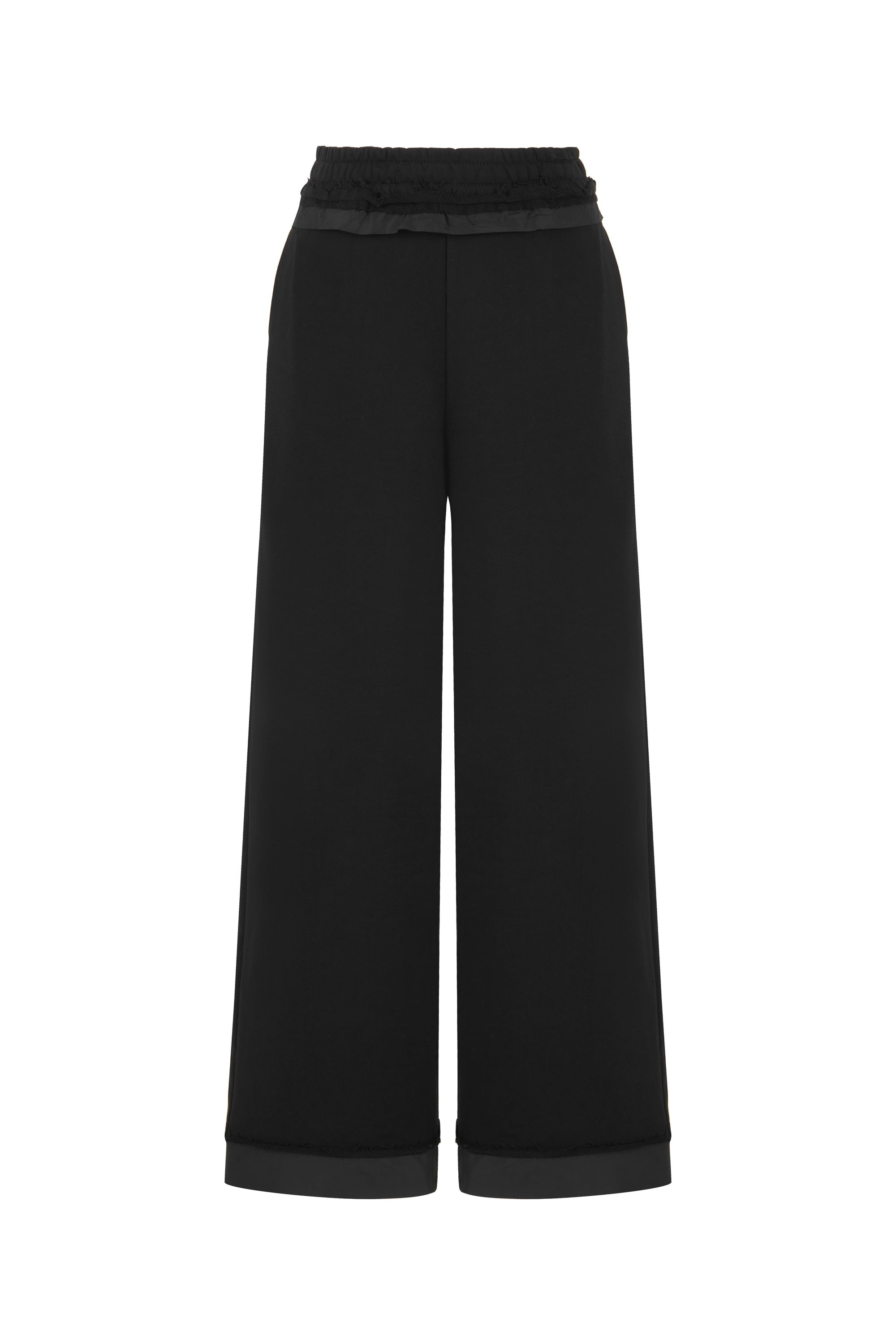 Normal Waist Pants with Garni Detail