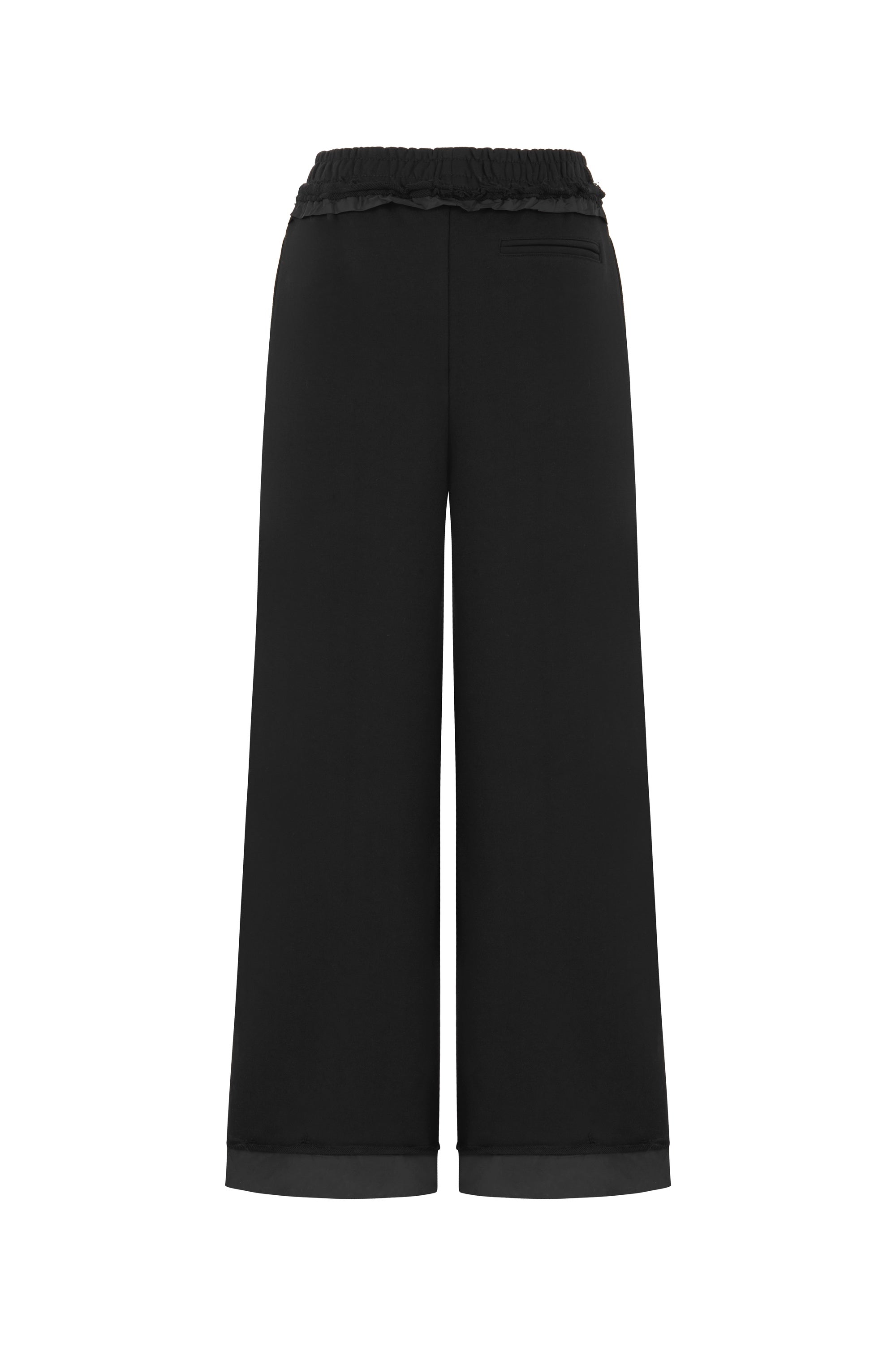 Normal Waist Pants with Garni Detail