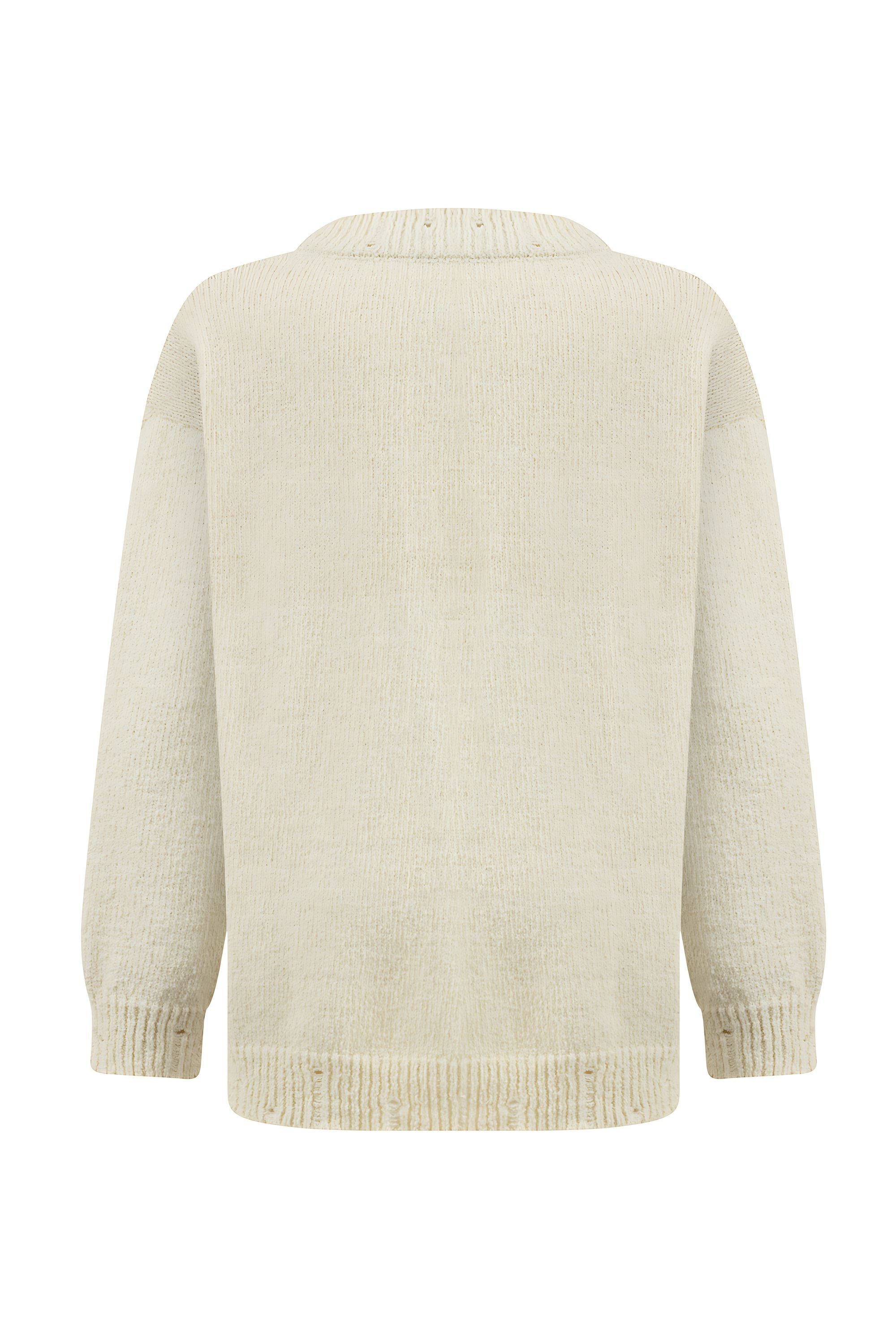 V-Neck Knit Sweater (Final Sale)