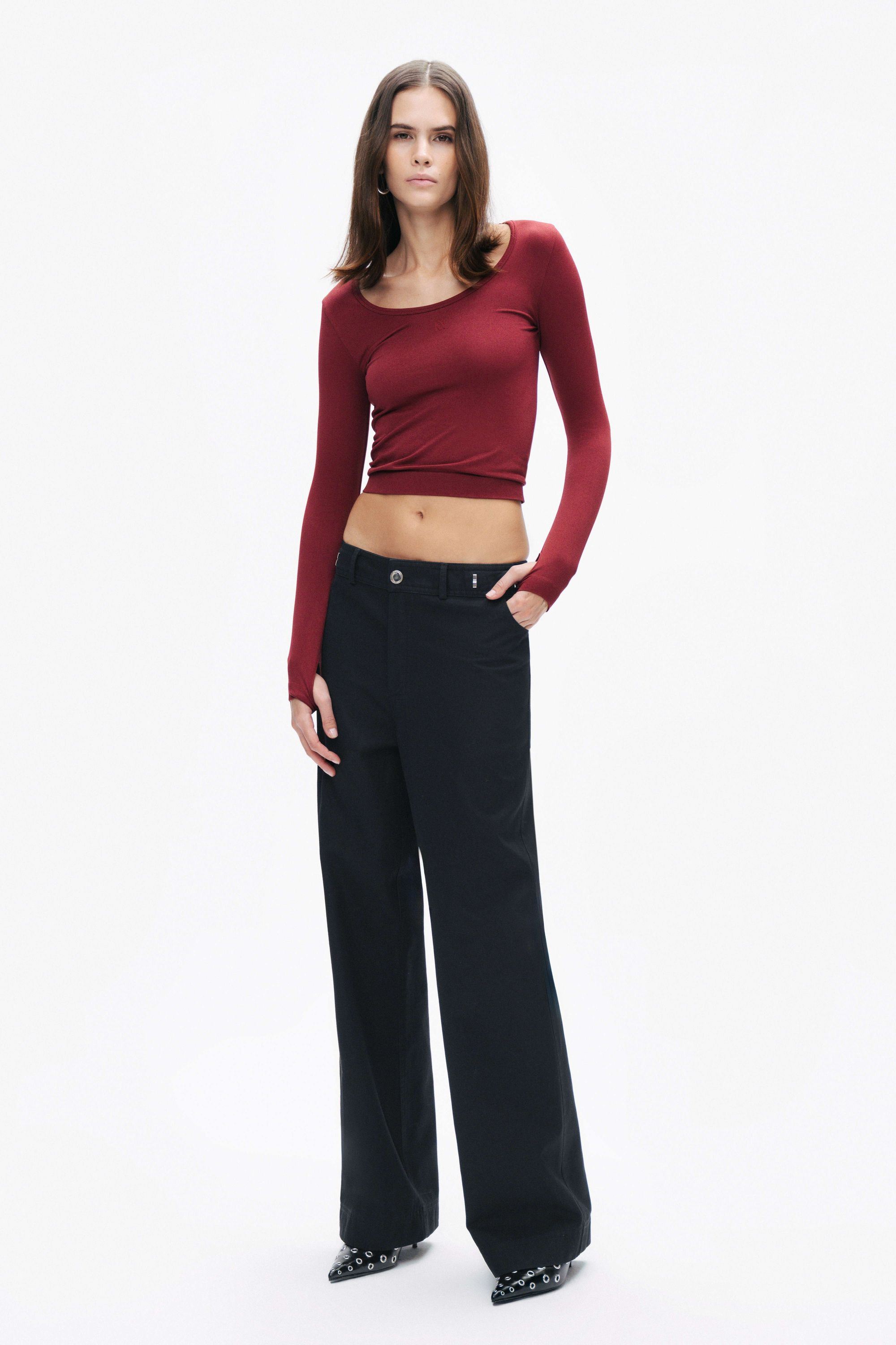 Crew Neck Knit Blouse (Final Sale)