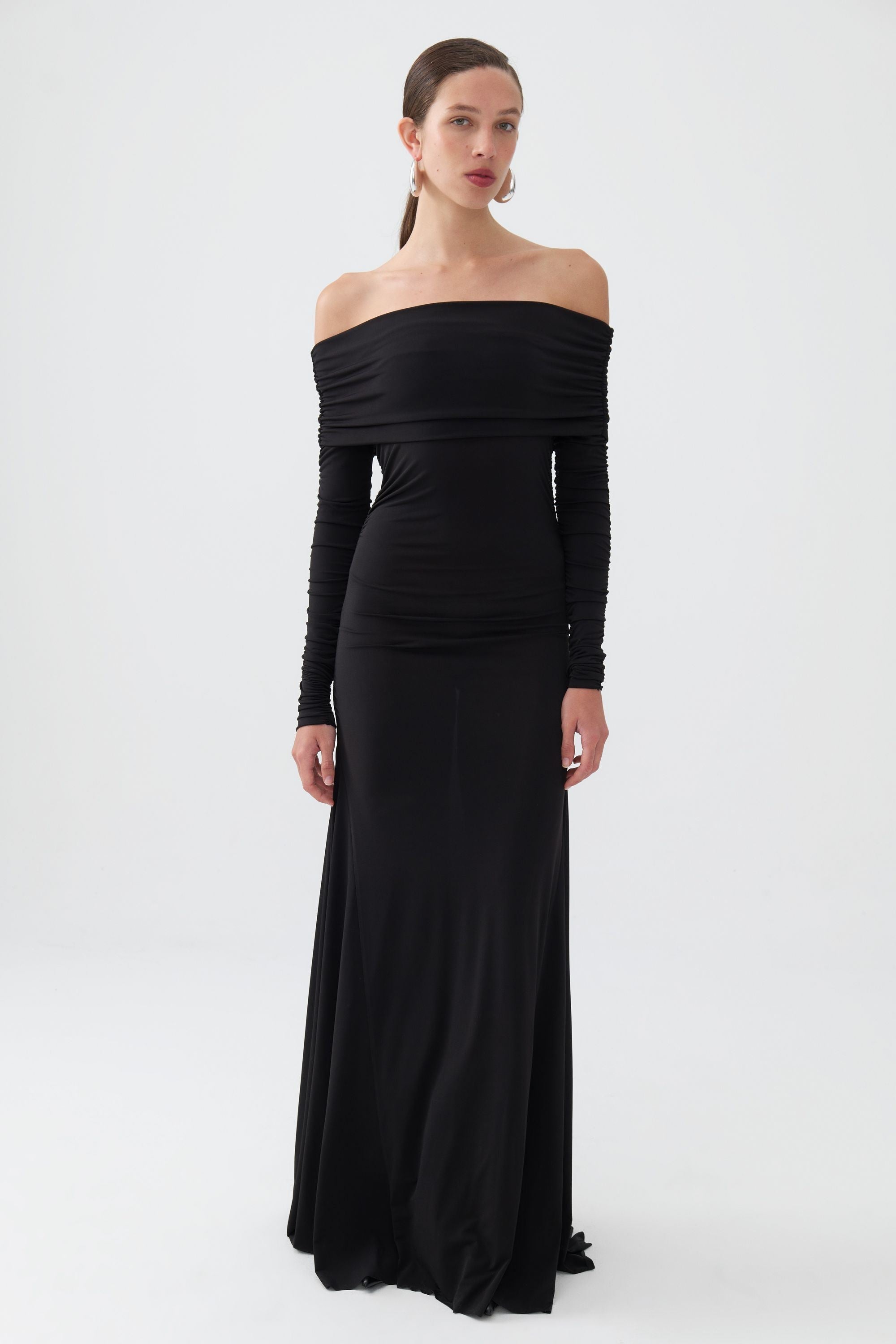 Off-The-Shoulder Maxi Dress (Final Sale)
