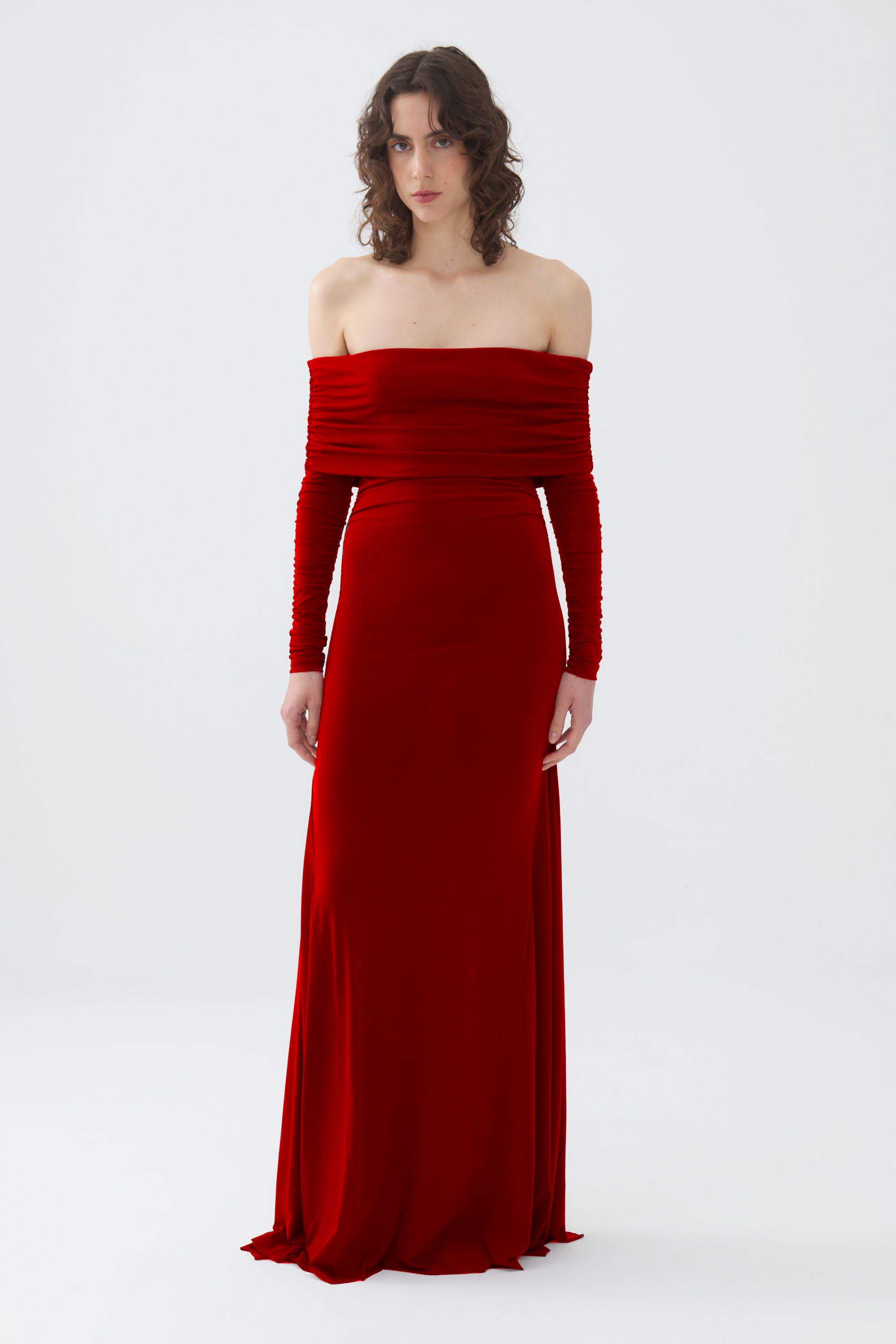 Off Shoulder Maxi Dress (Final Sale)