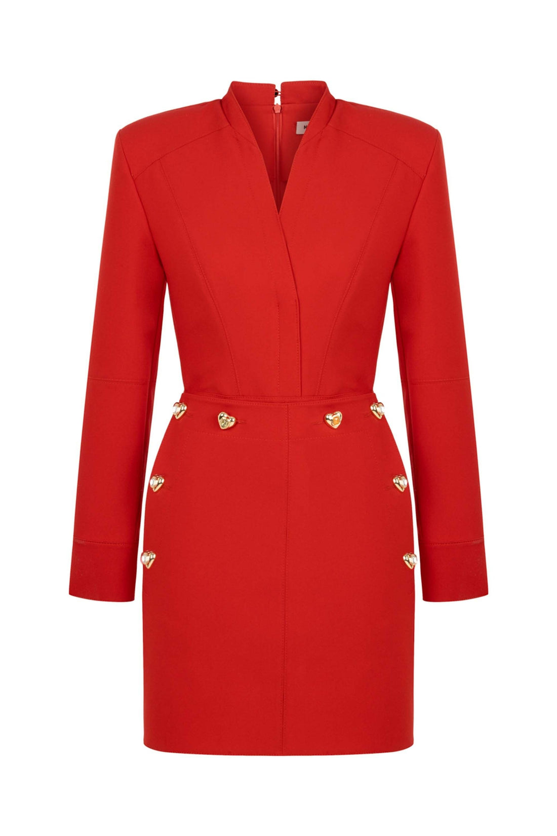 Shoulder Pad Mini Dress (Final Sale)