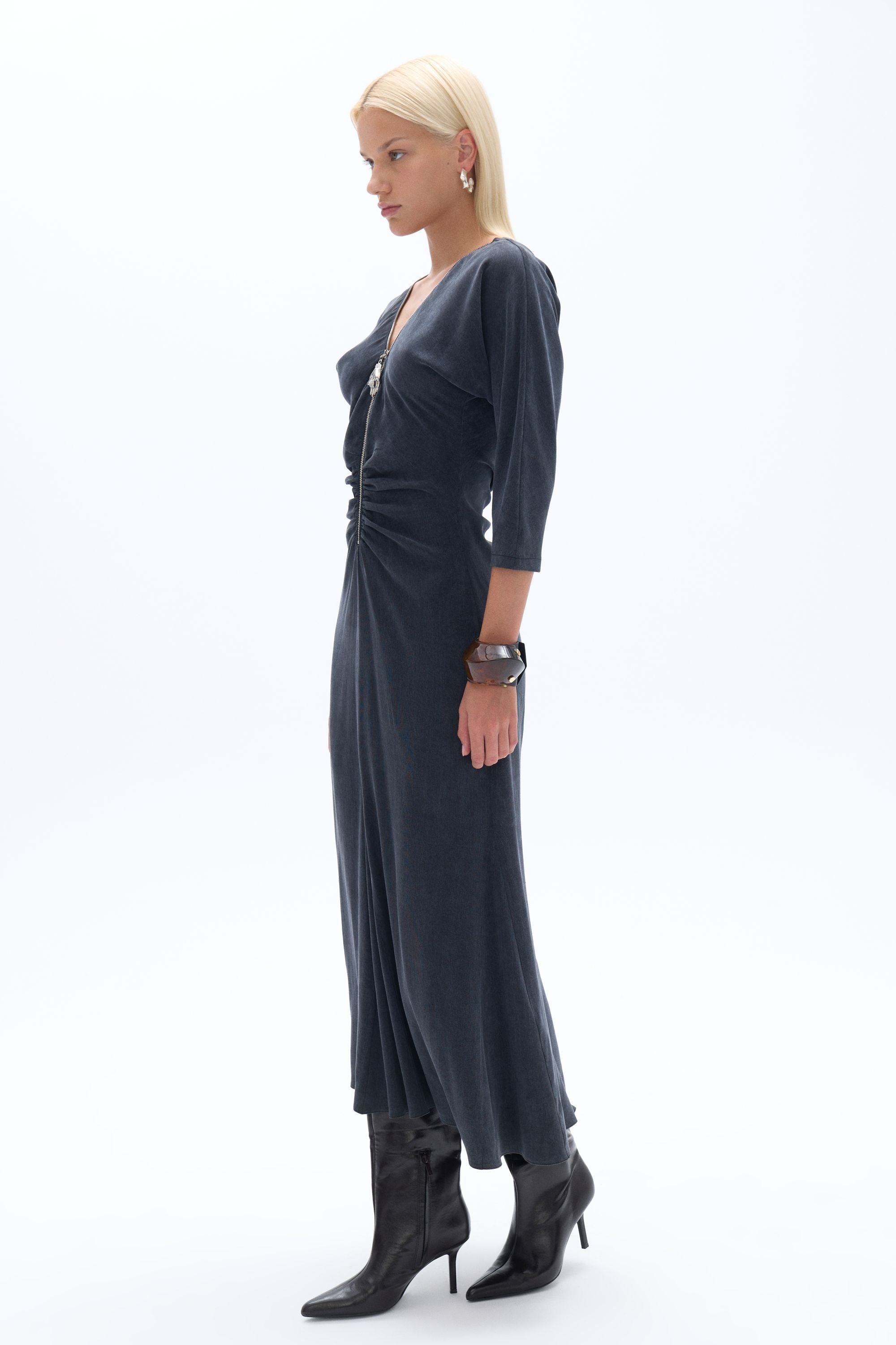 Draped Detail Dress (Final Sale)