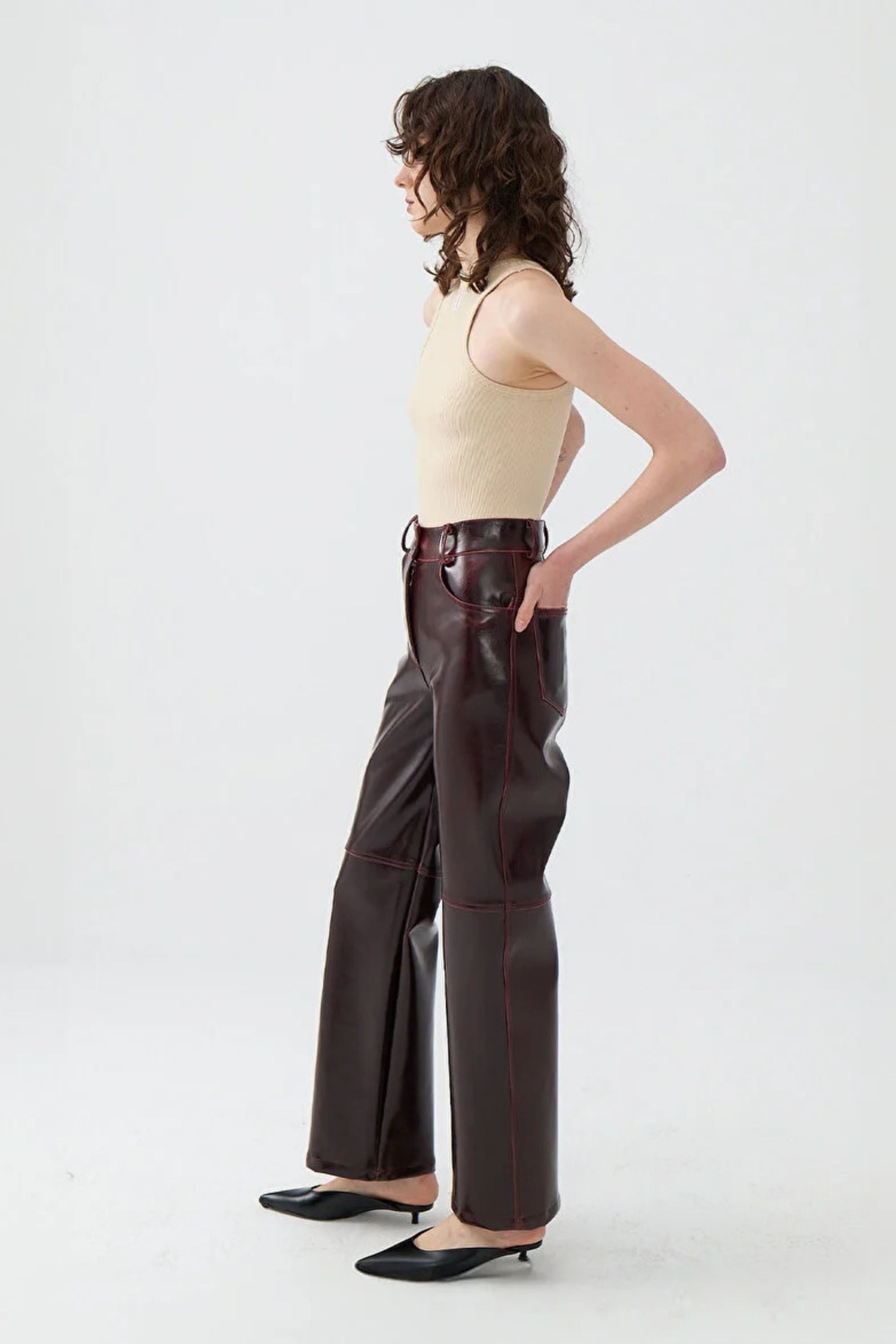 Faux Leather Pants (Final Sale)
