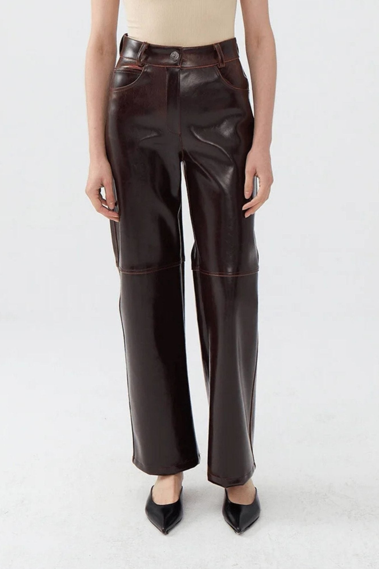 Faux Leather Pants (Final Sale)