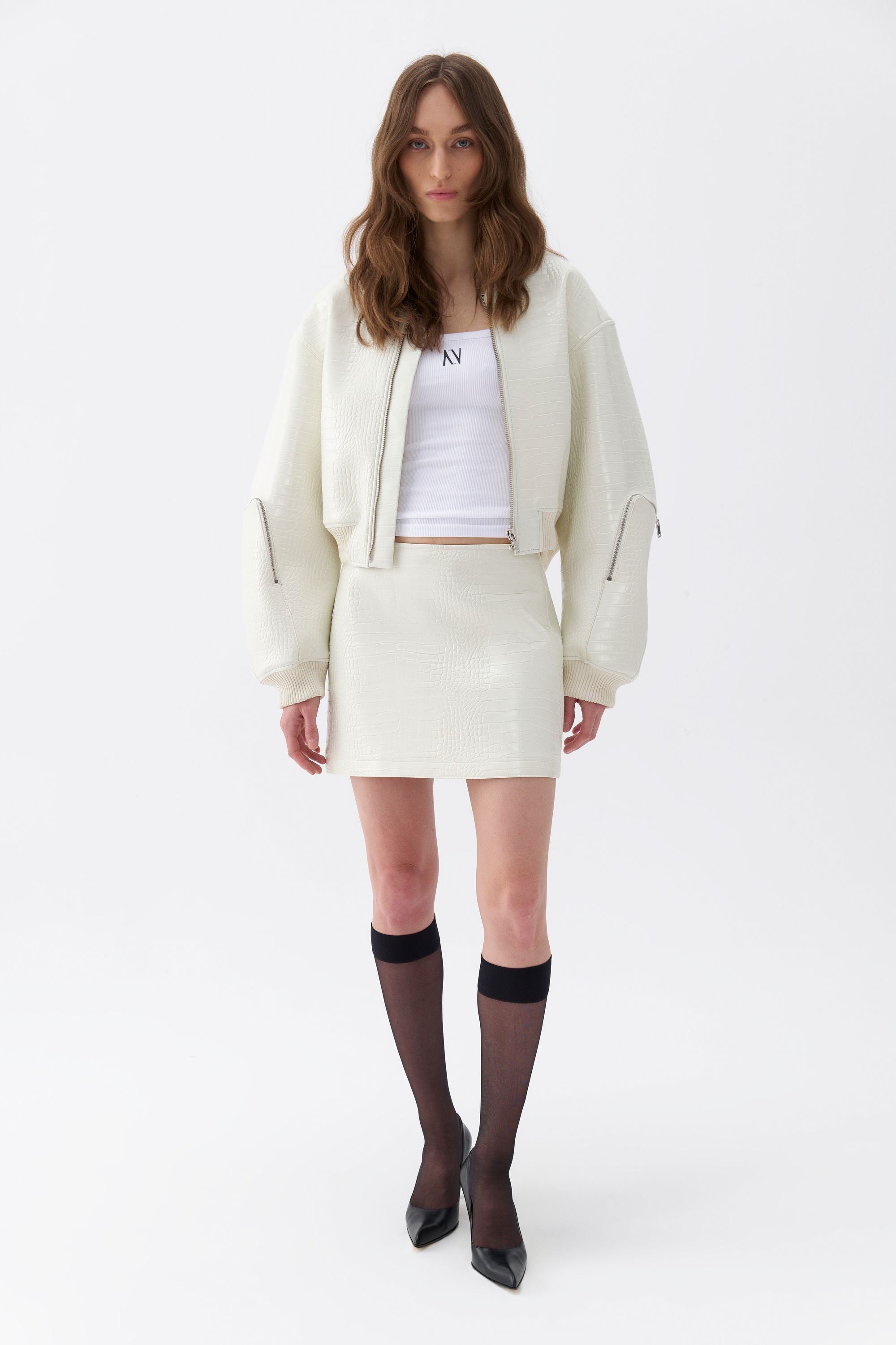 Faux Leather Mini Skirt (Final Sale)