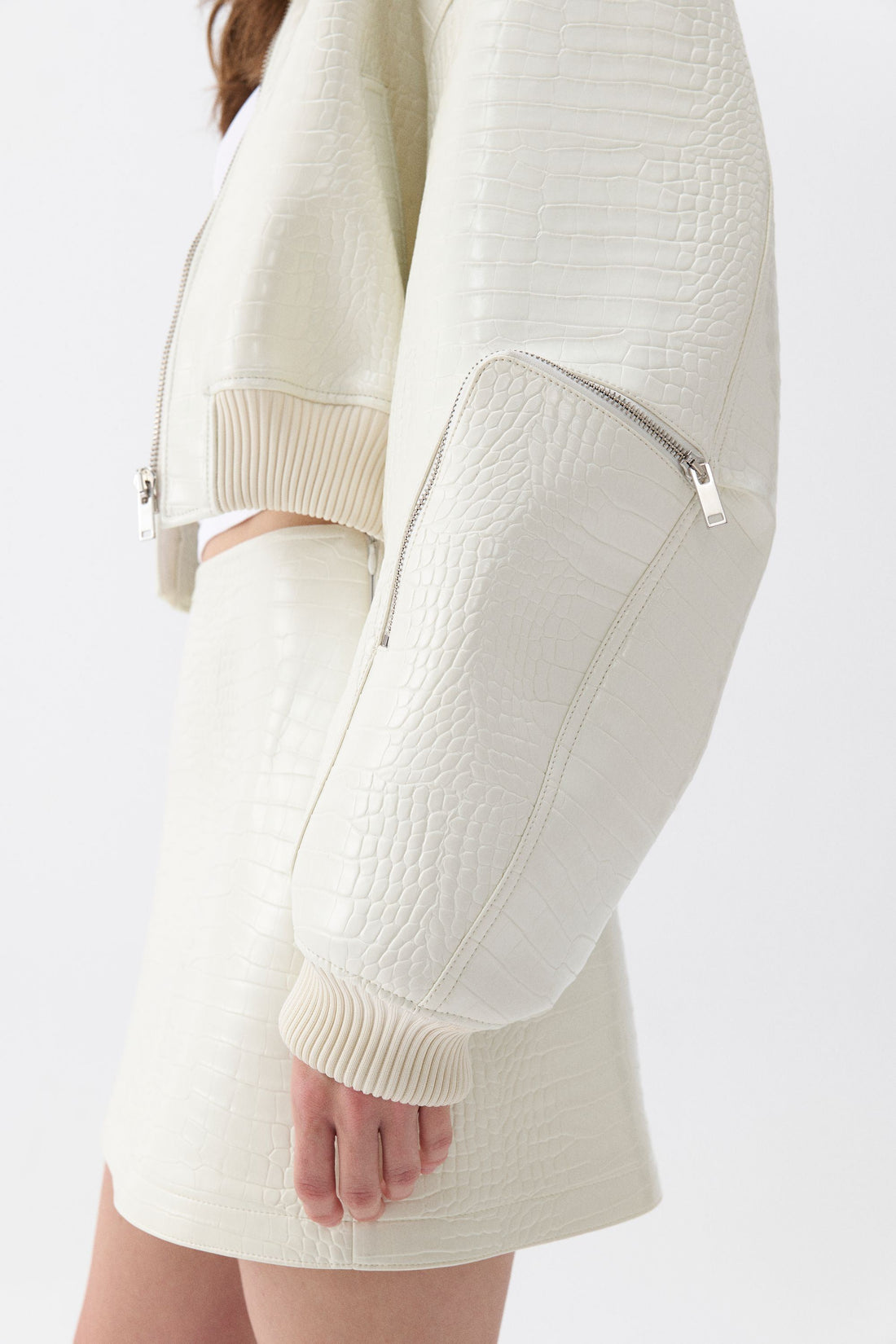 Faux Leather Mini Skirt (Final Sale)