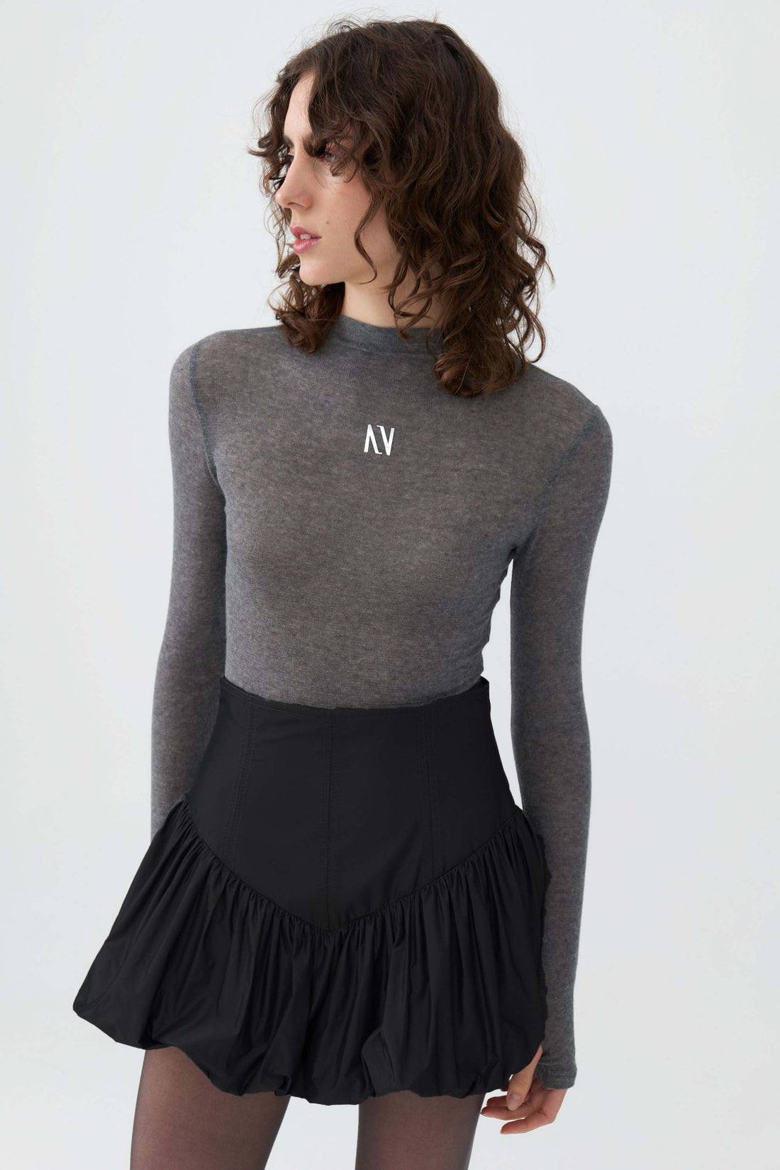 Taffeta Mini Skirt (Final Sale)