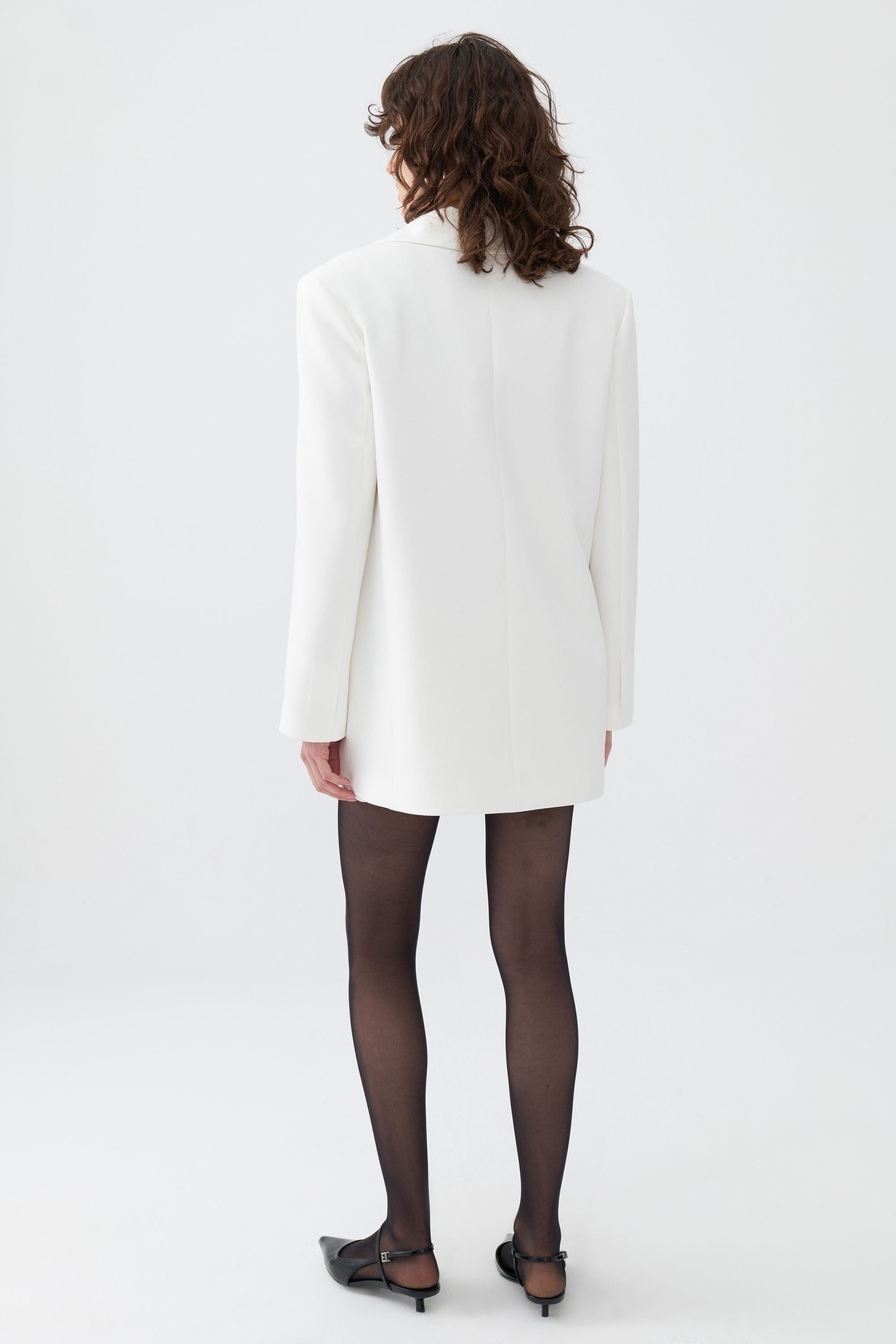 Padded Shoulder Blazer Jacket (Final Sale)