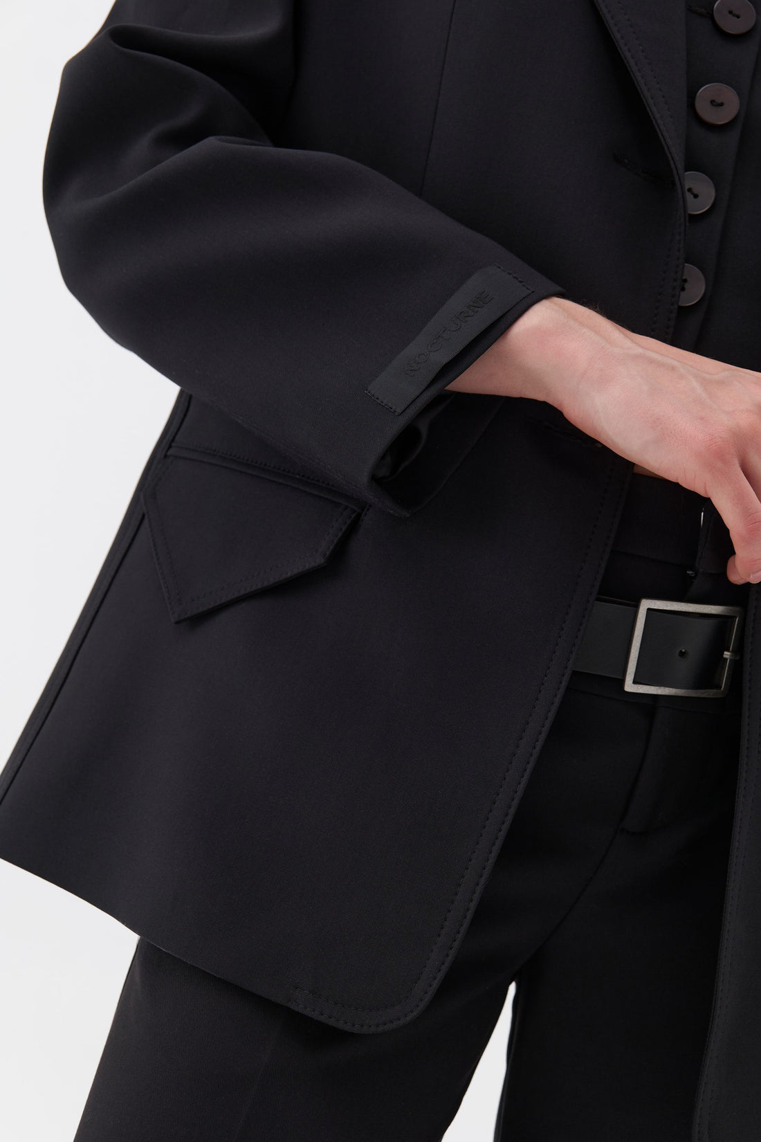 Padded Shoulder Blazer Jacket (Final Sale)