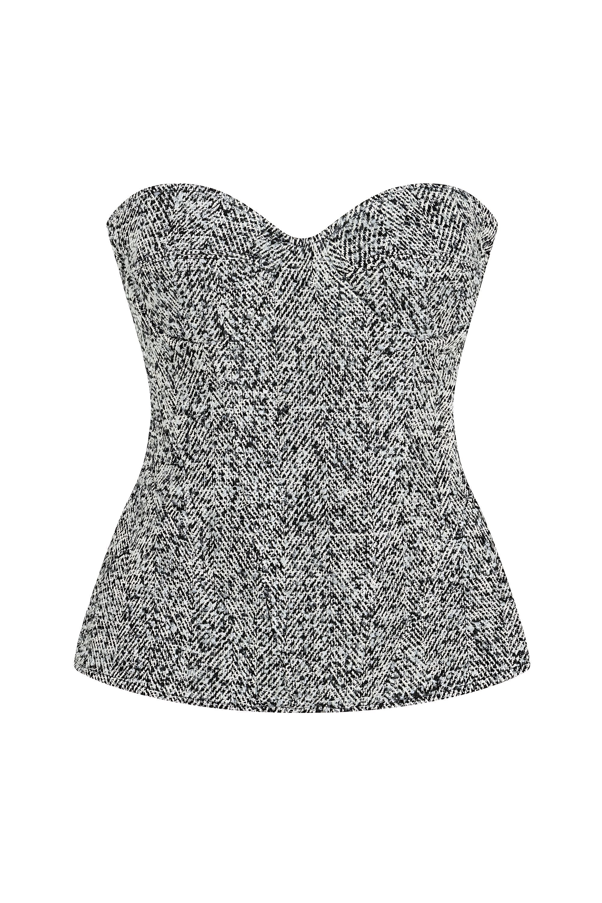 Strapless Sweetheart Neck Top (Final Sale)