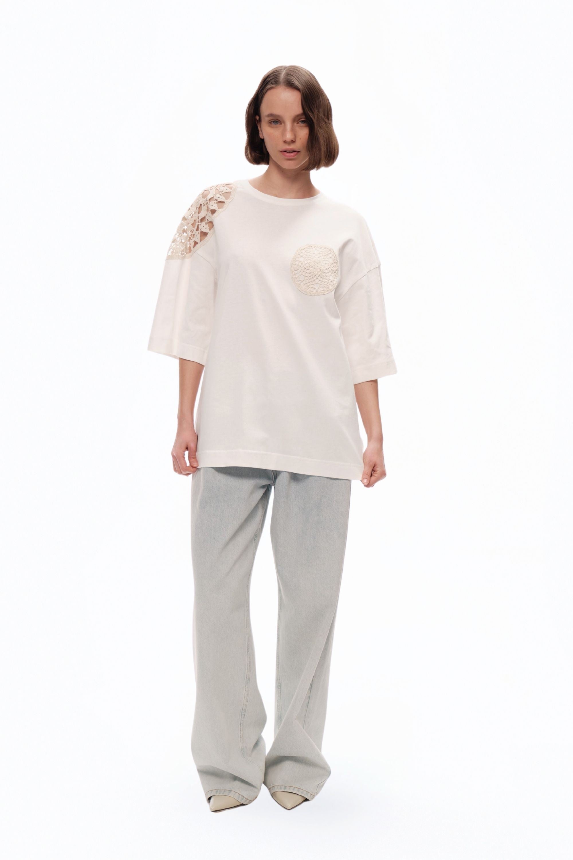 Embroidered Detail T-Shirt