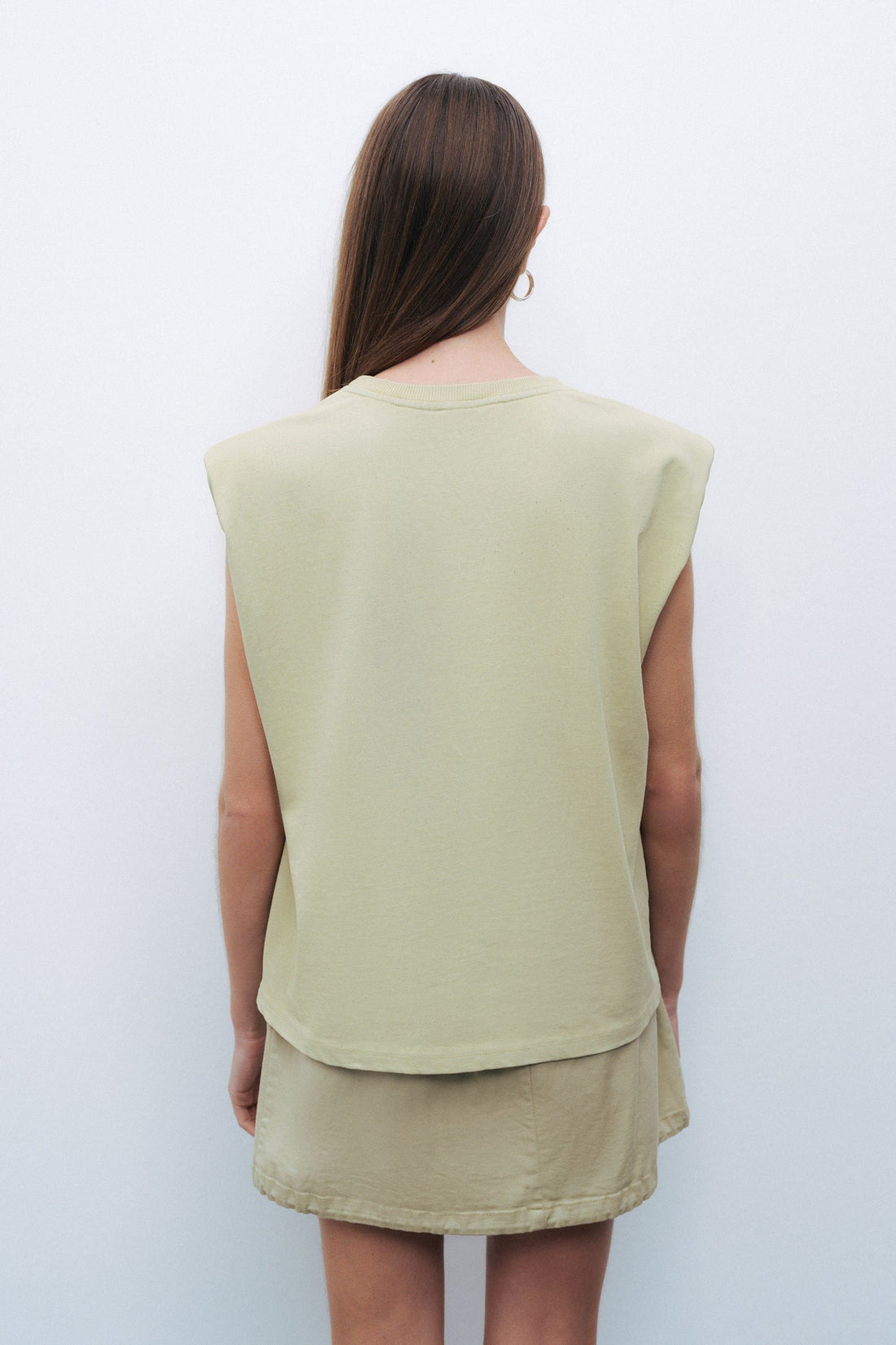 Olive Green Padded T-shirt