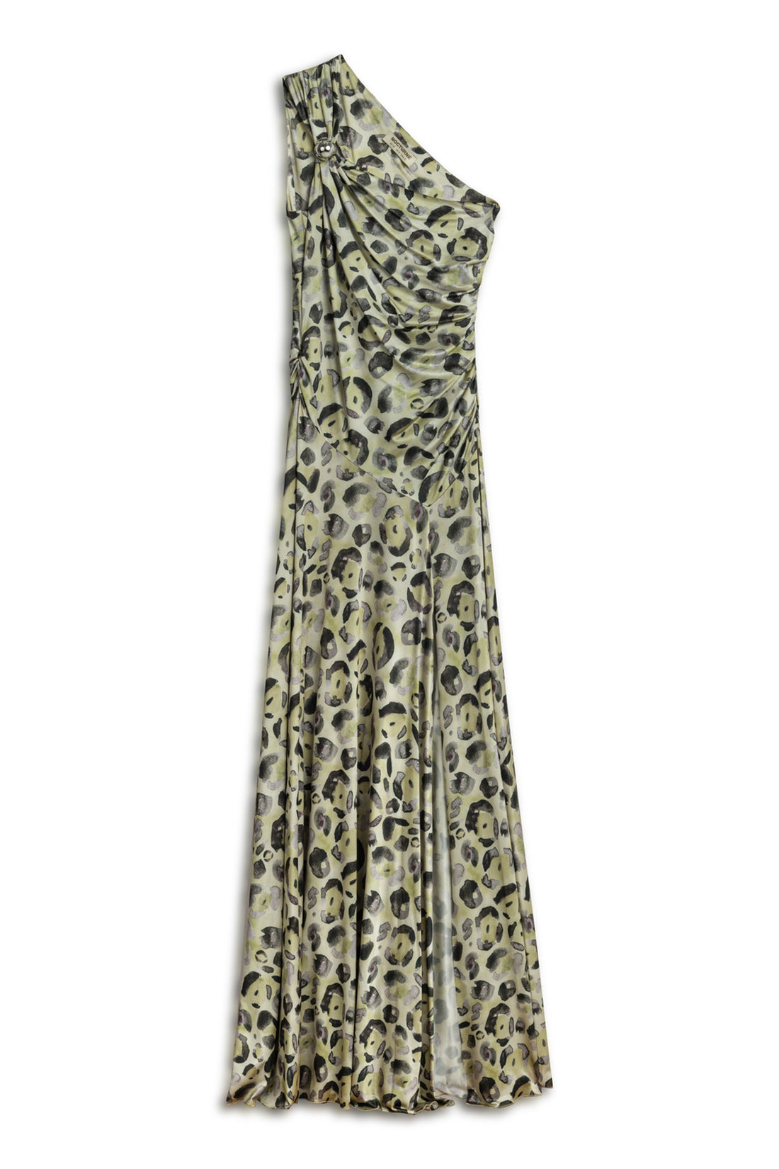 One Shoulder Printed Maxi Dress